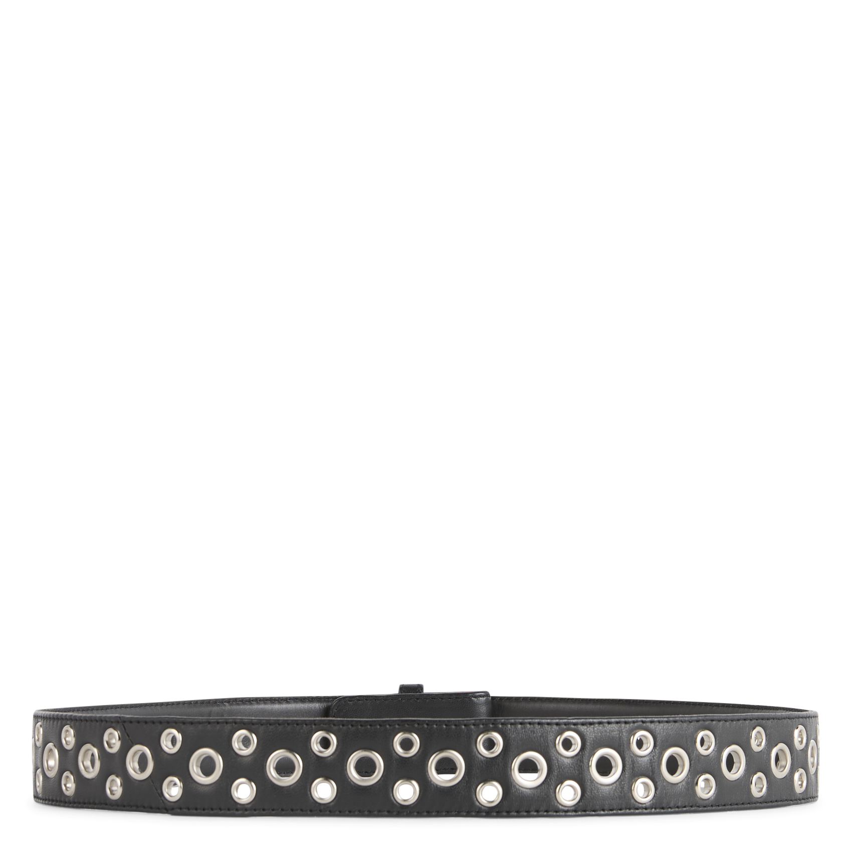 Ceinture en cuit mélangé CLARIS VIROT Noir