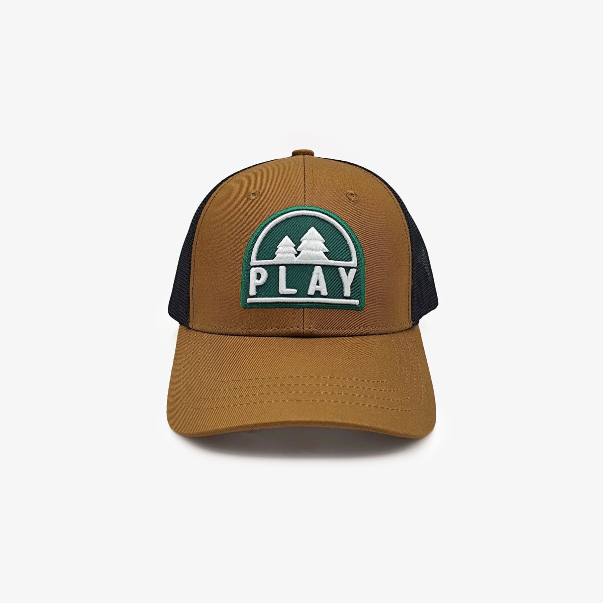 Trucker play mesh cap SERGE BLANCO Brown