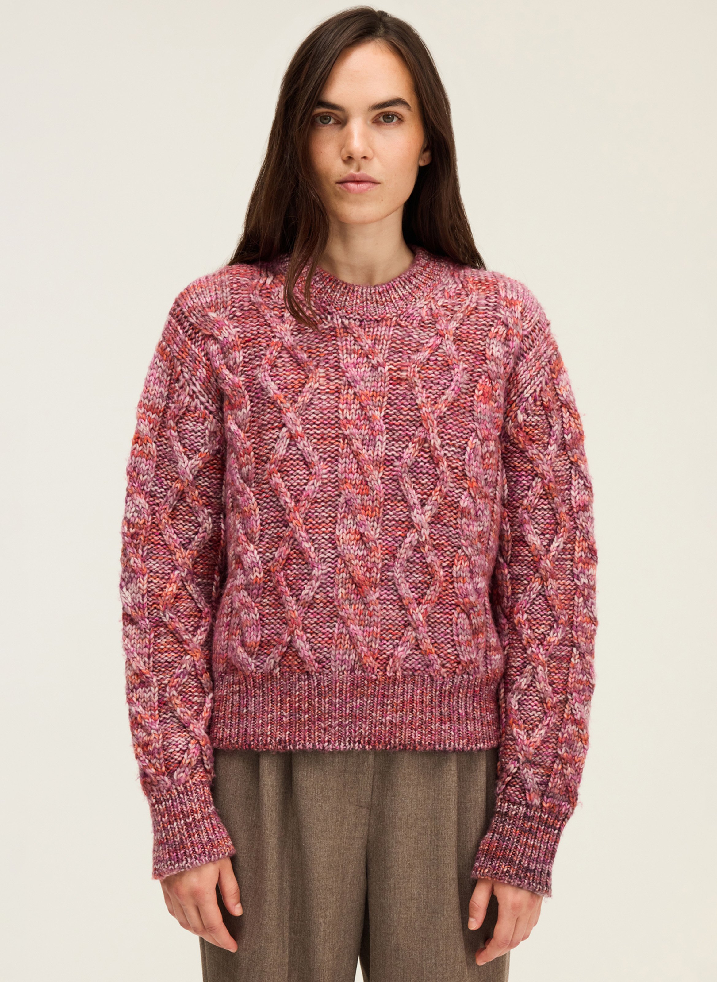 High-neck sweater PABLO Red