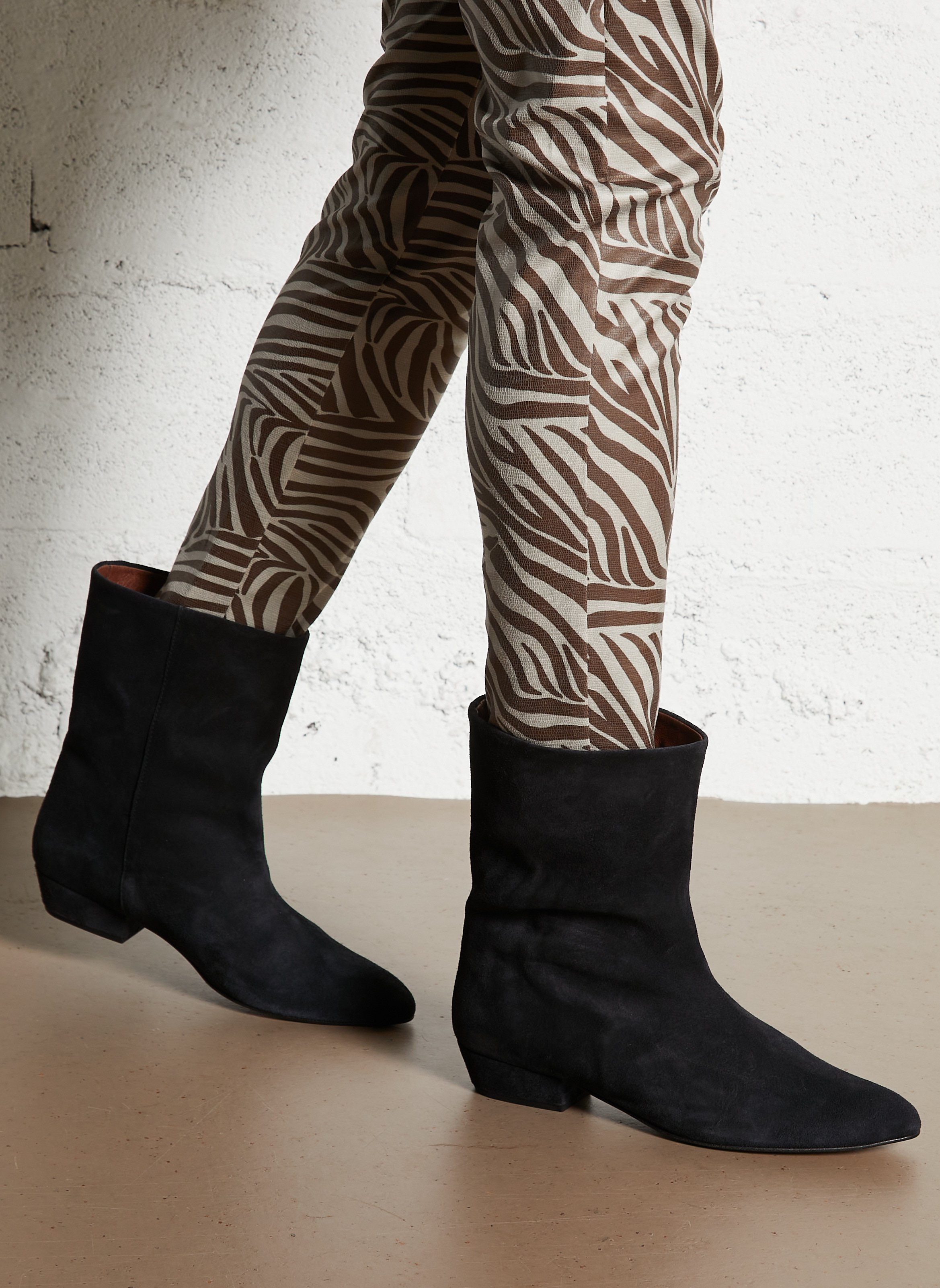 Bottines en cuir ANONYMOUS COPENHAGEN Noir