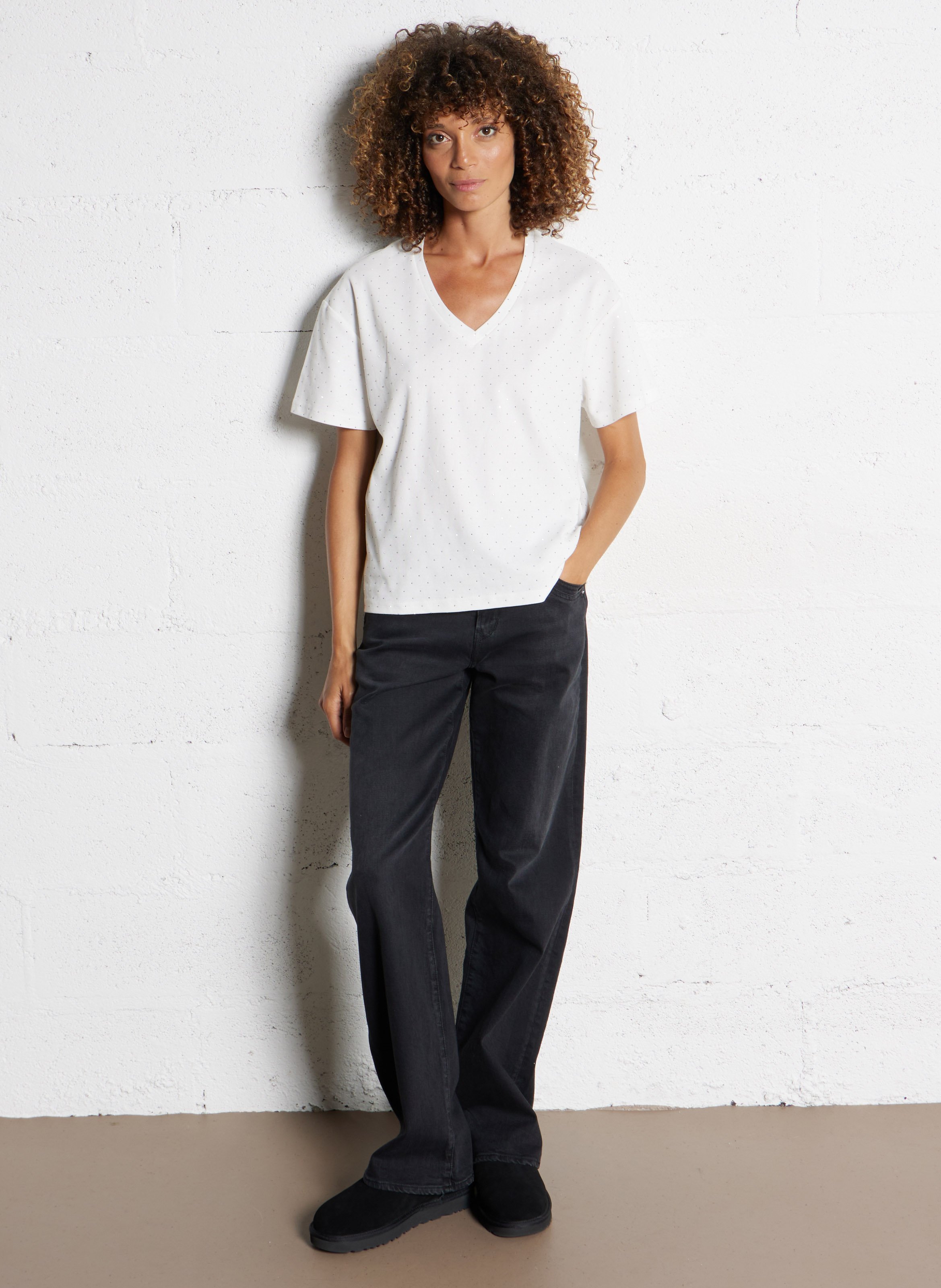 Sabots en cuir UGG Noir