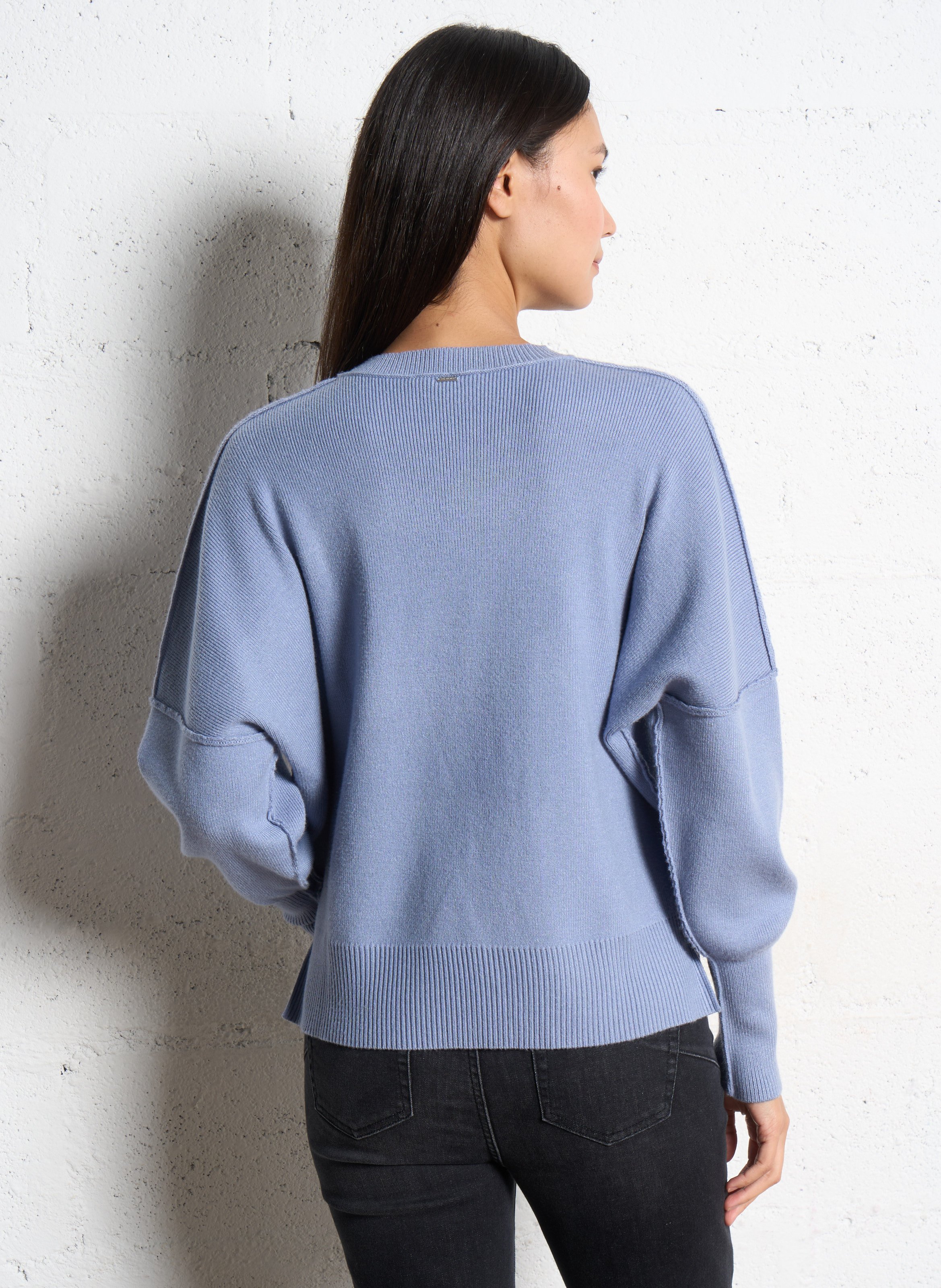 Oversized round-neck sweater IKKS Blue