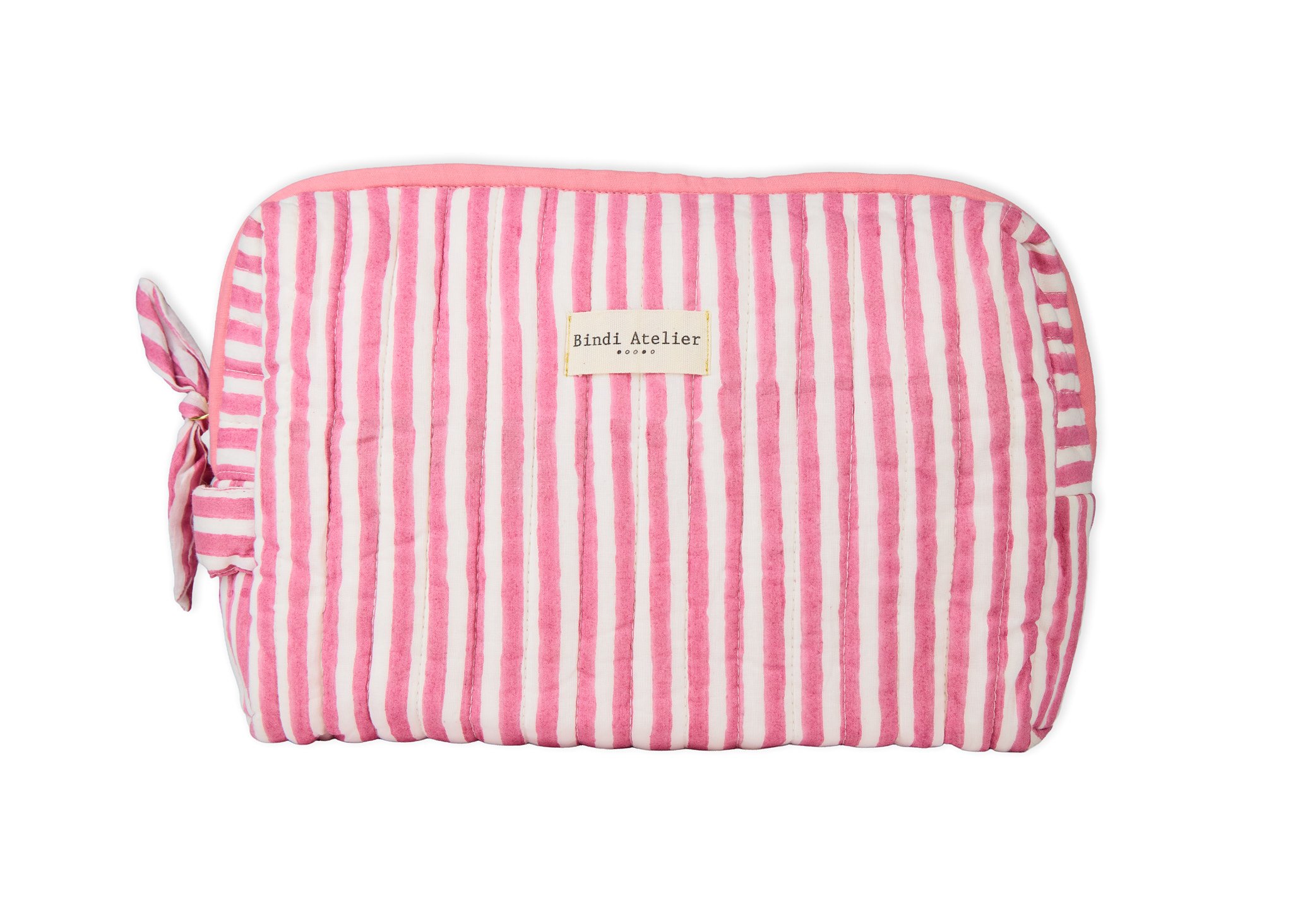 Printed Gabi toiletry bag BINDI ATELIER Pink