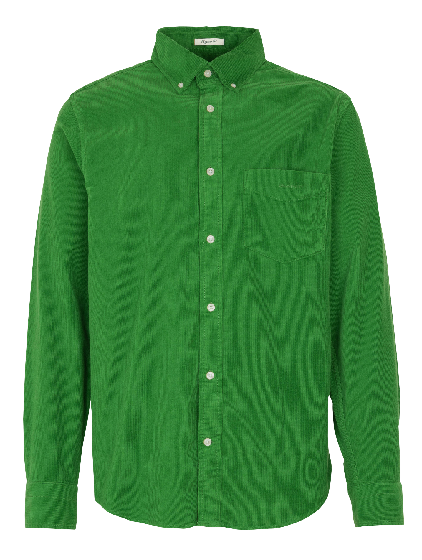 Chemise col classique manches contrastantes en coton GANT Green