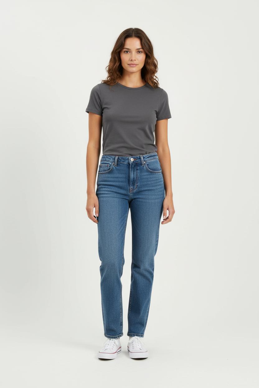 Cropped slim jeans with studs SEZANE - Seconde main Blue