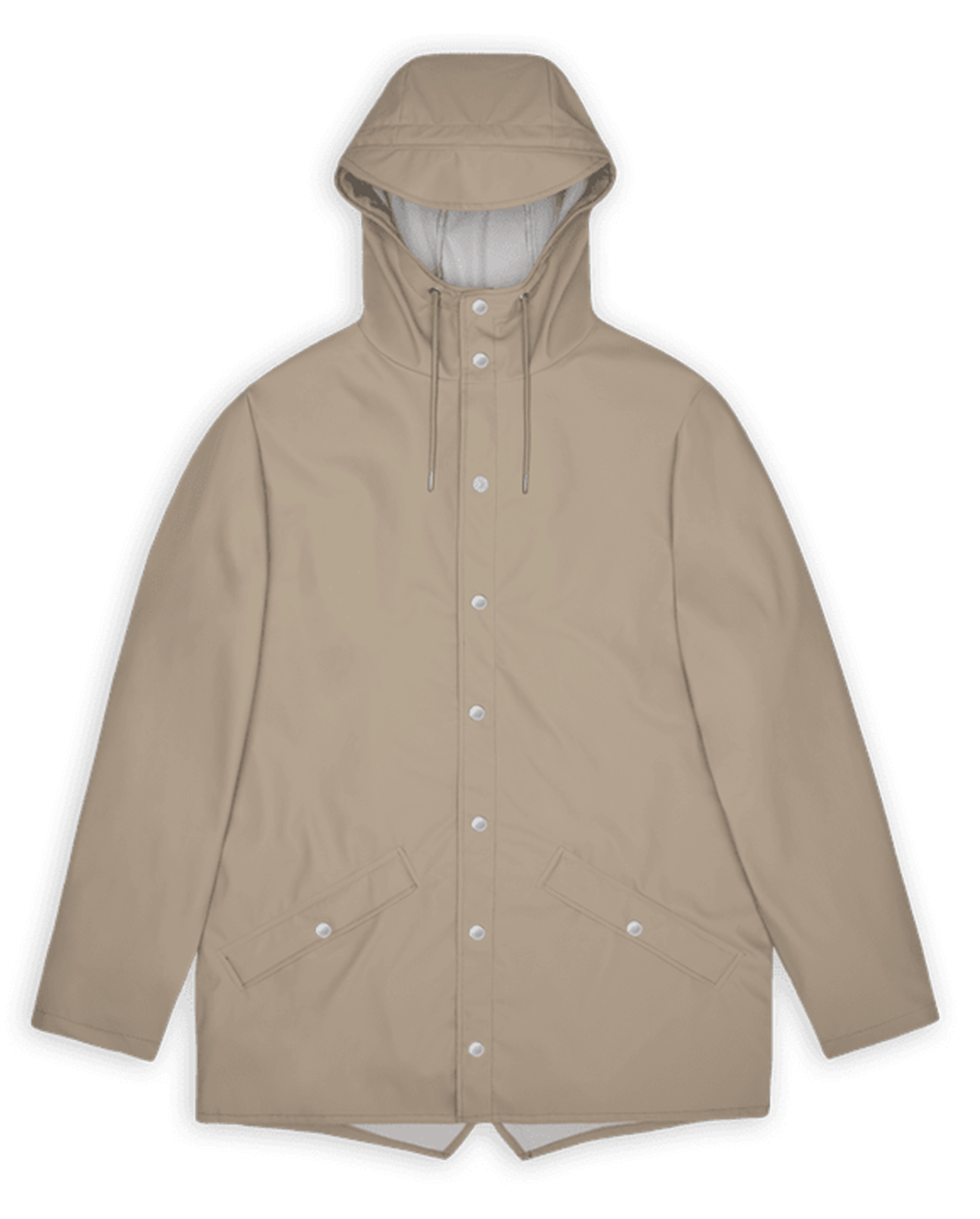 Coupe-vent à capuche RAINS Beige