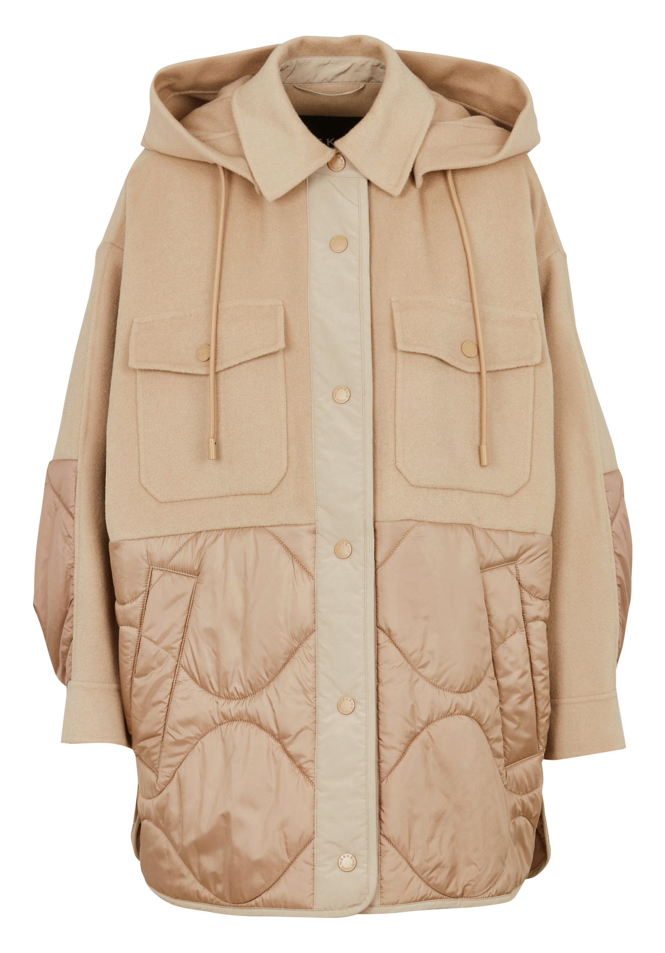 Manteau oversize en laine mélangée MAX MARA WEEK END Beige