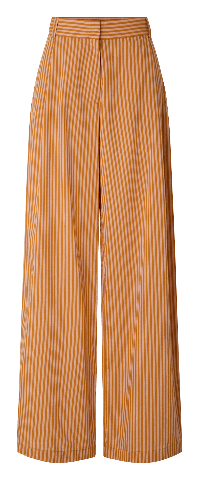 Wijde gestreepte pantalon SESSUN Oranje