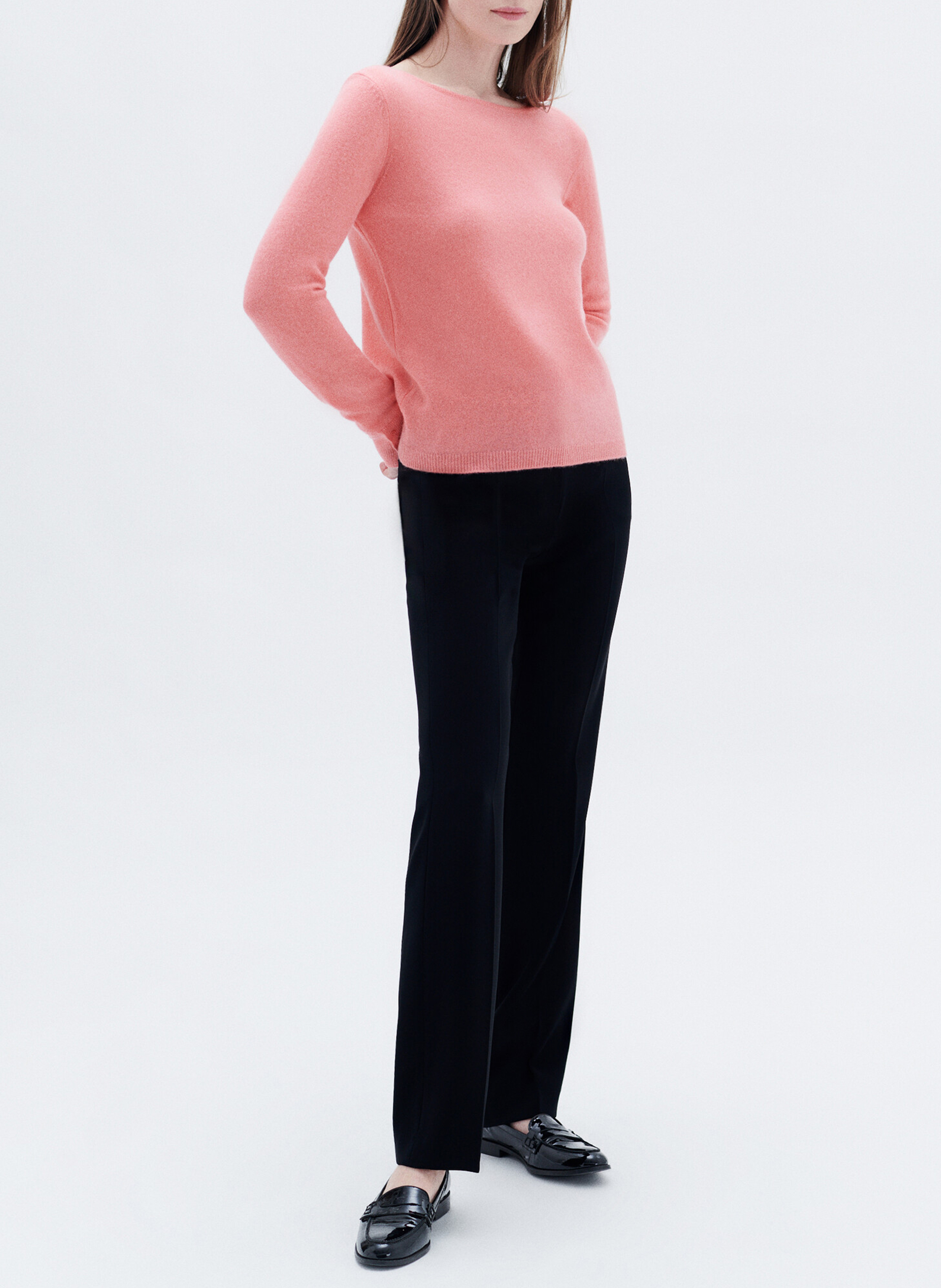 Pantalon large CAROLL Noir