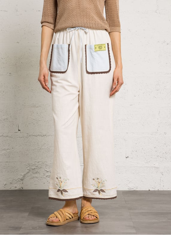 Acquista ZANZEA Pantaloni larghi estivi da donna con vita elastica Acquista ZANZEA Pantaloni larghi estivi da donna con vita elastica