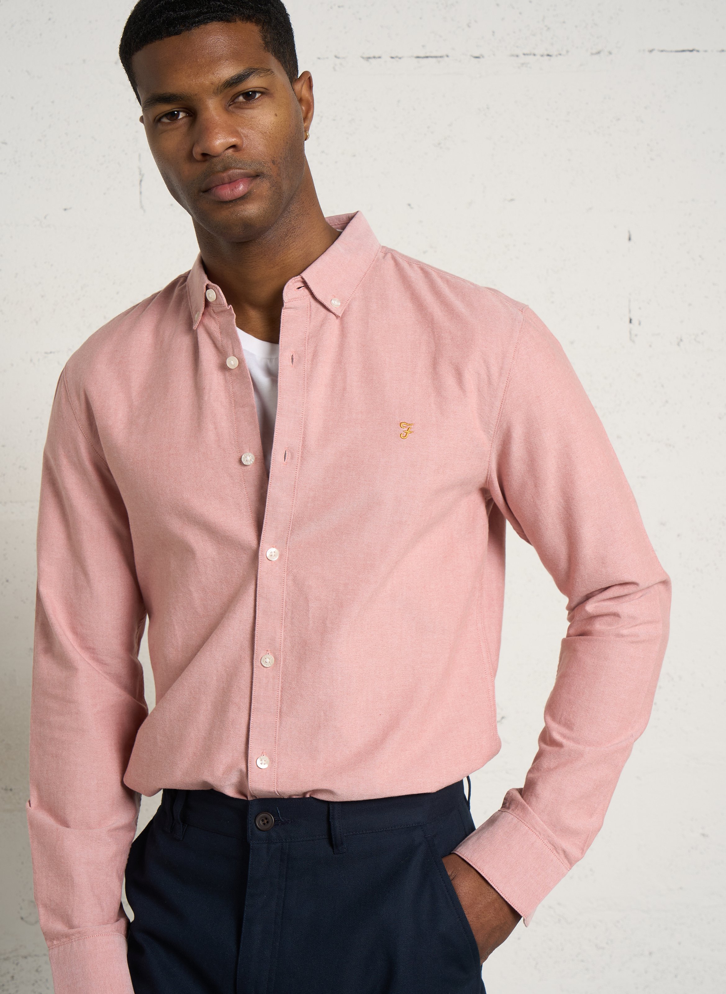 Chemise slim-fit en coton biologique FARAH