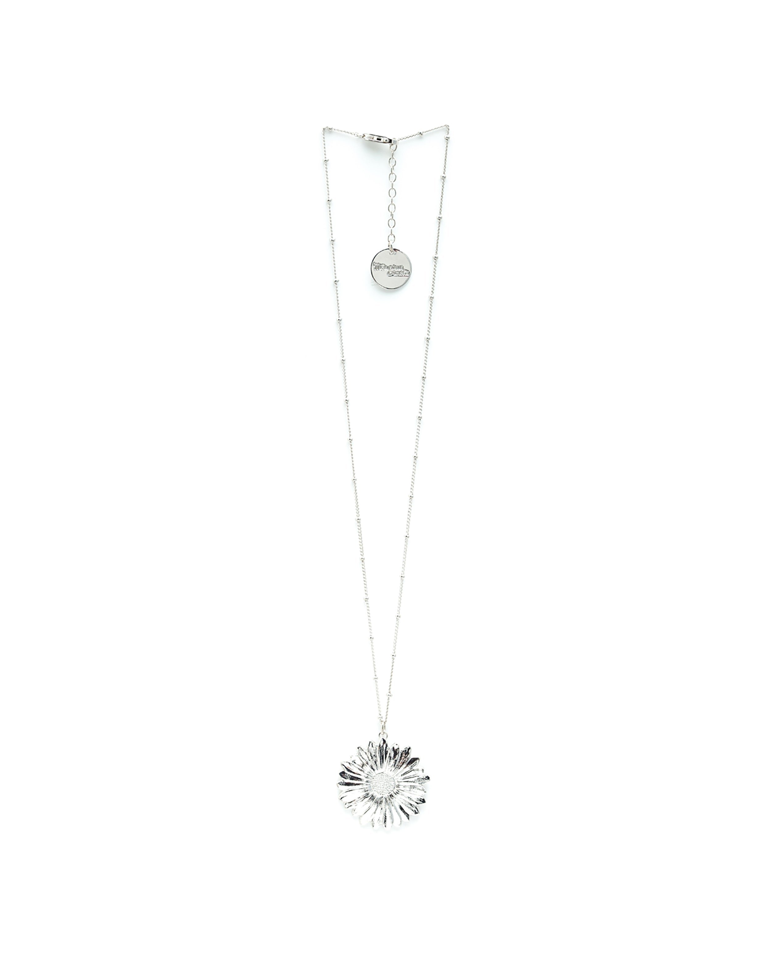 Silver plated flower necklace MONSIEUR SIMONE Silver