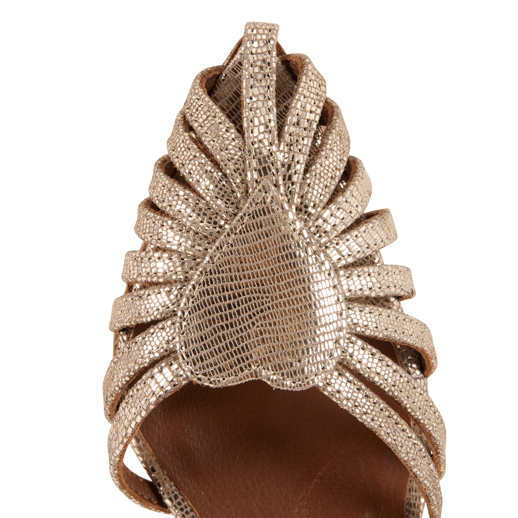 Sandalias altas de ante ANONYMOUS COPENHAGEN Dorado