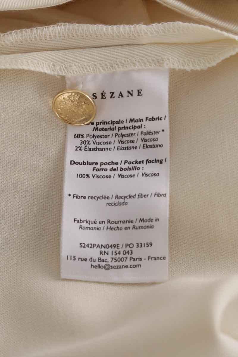 Pantalon large SEZANE - Seconde main Jaune