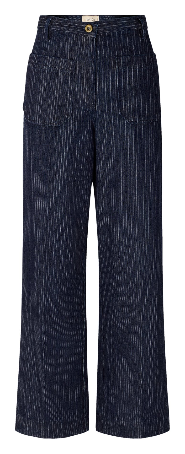 Bobhoedje - katoenblend | Blauw SESSUN Dames
