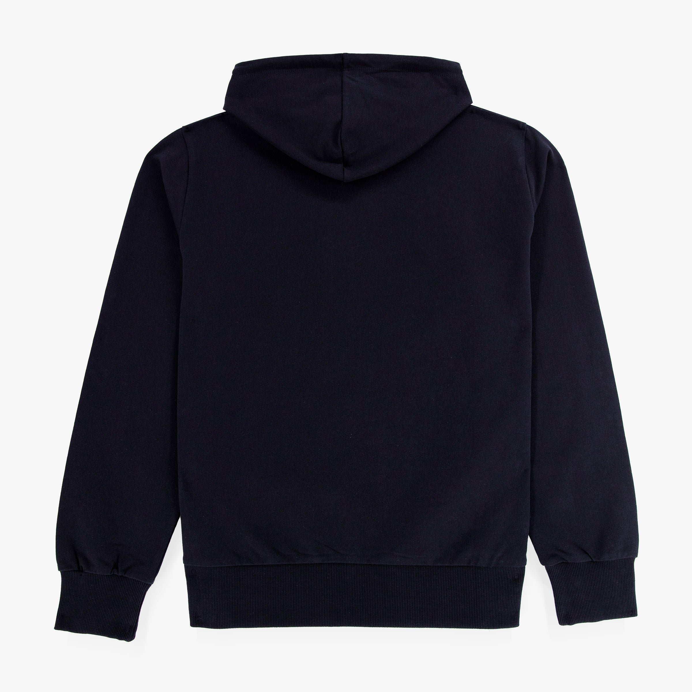 Black brushed fleece Singap hoodie SERGE BLANCO Black