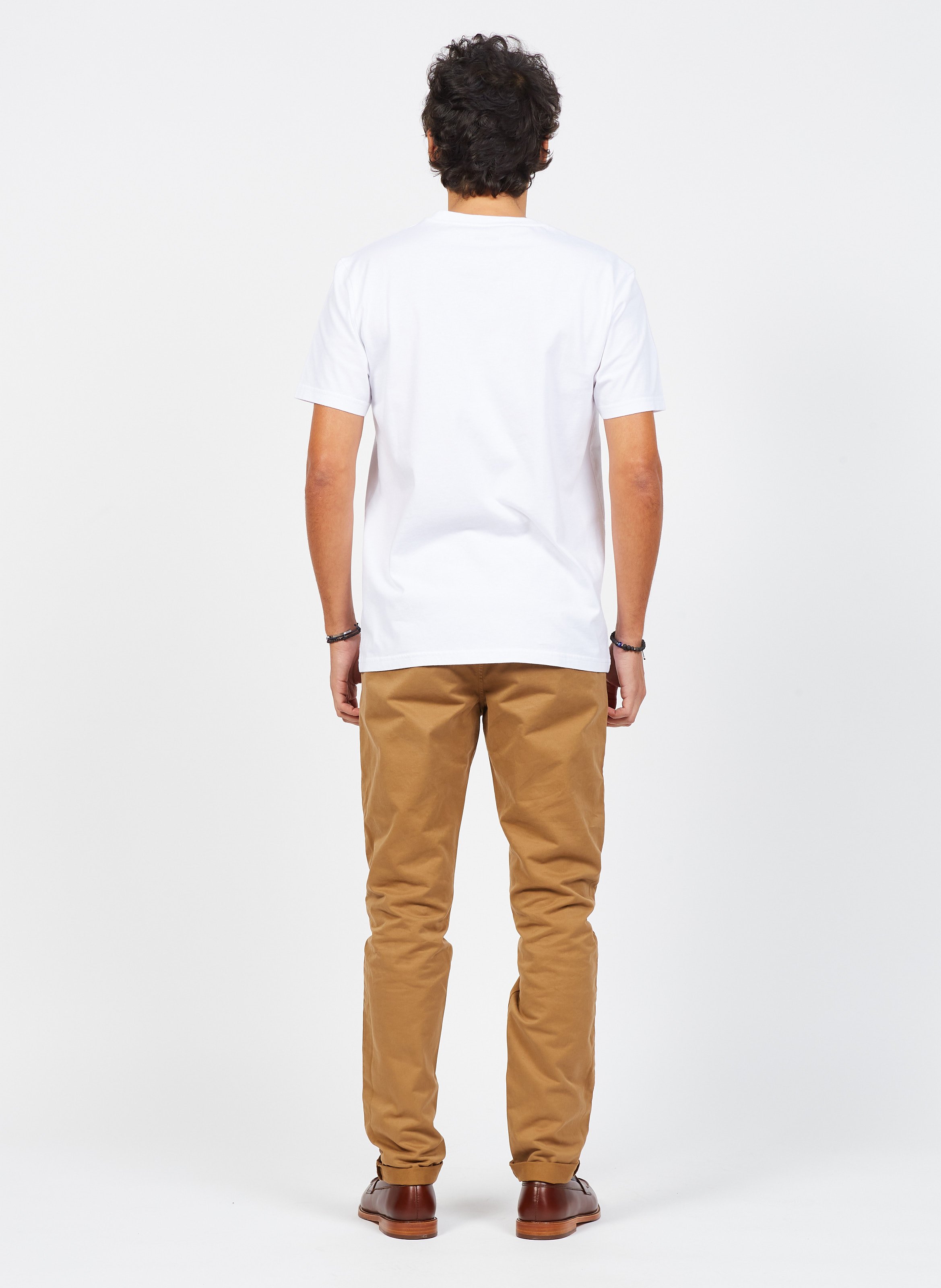 Slim-fit, katoenen chino BALIBARIS Bruin