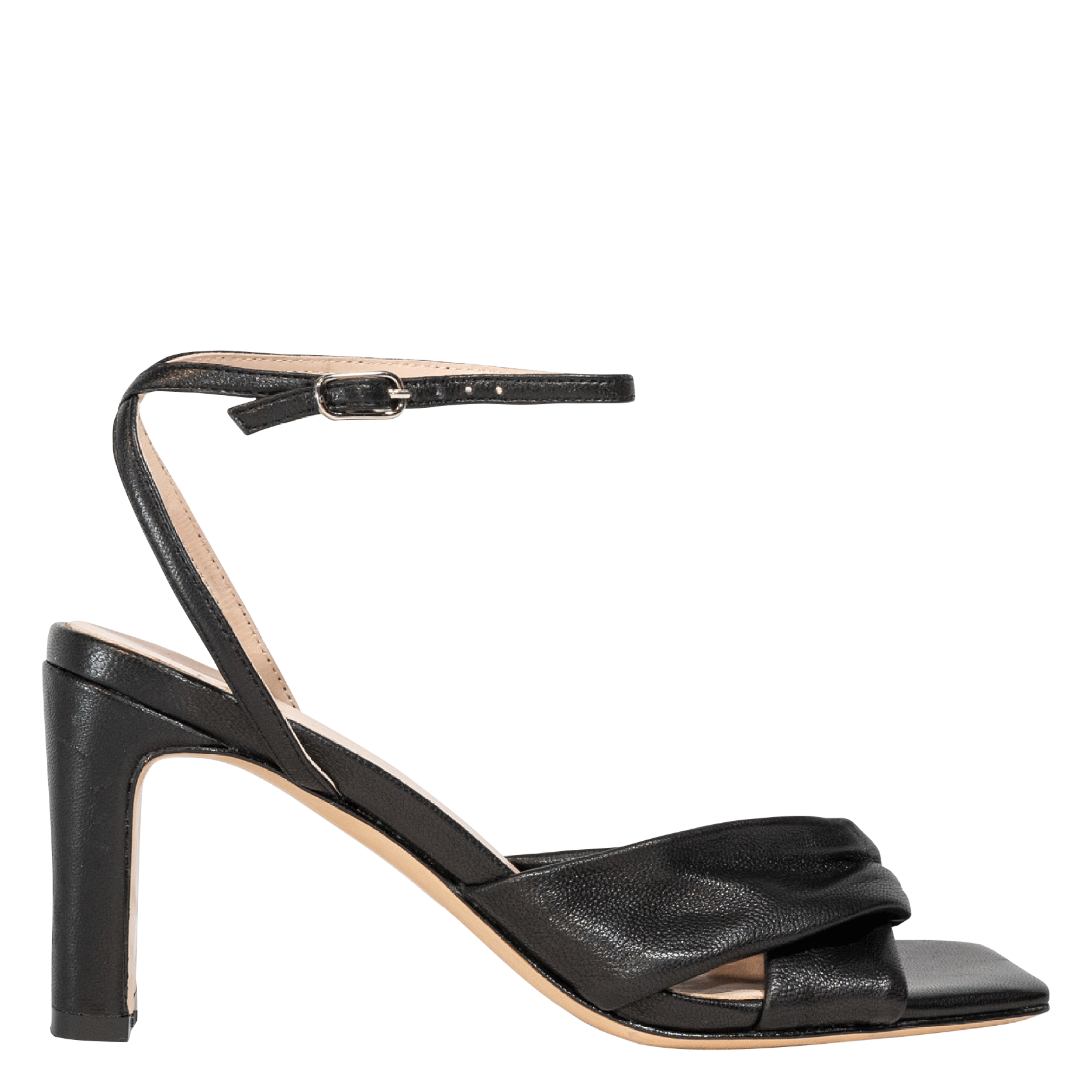 Sandales à talon en cuir MI/MAI