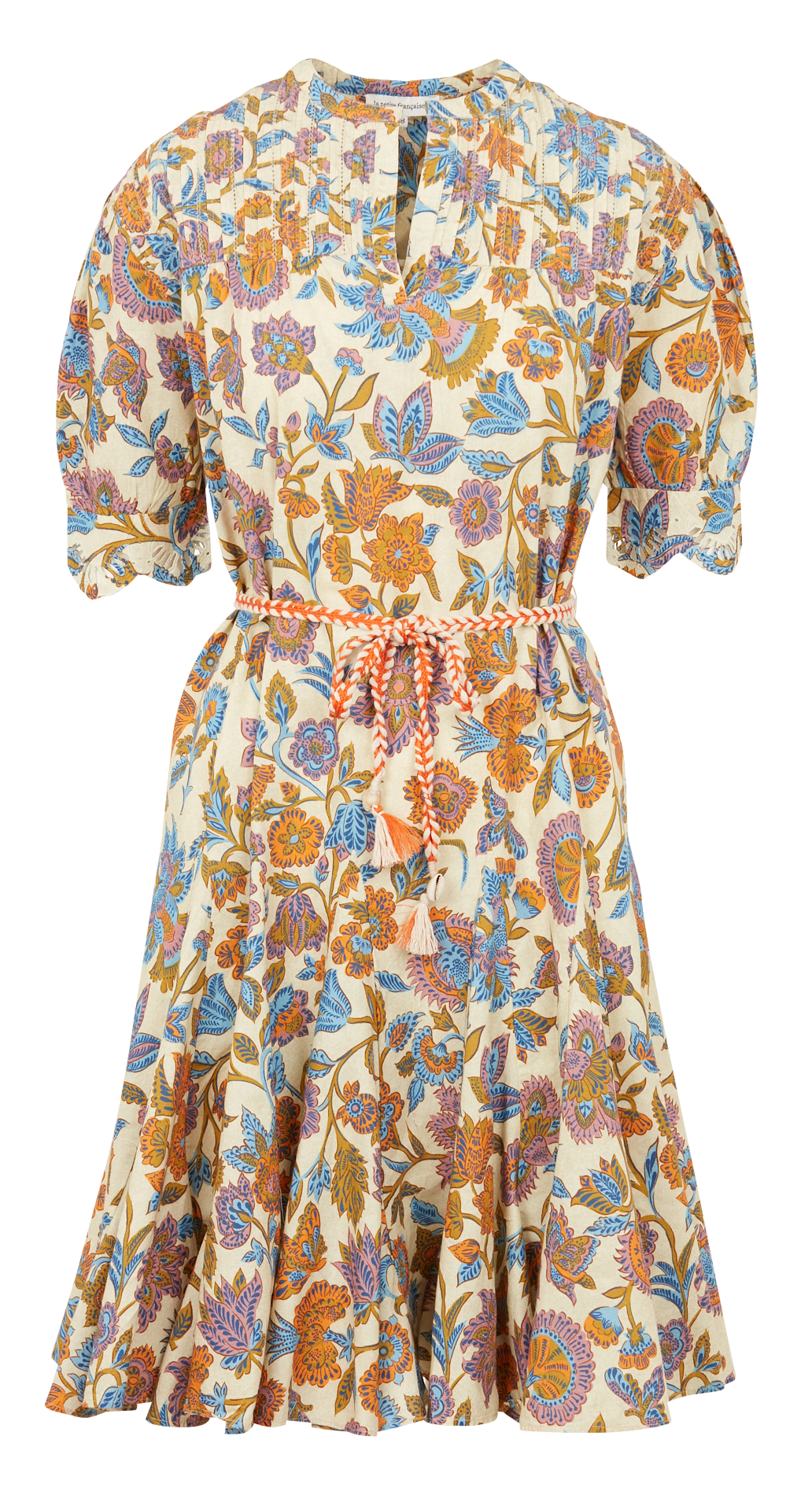 Long flower-print dress LA PETITE FRANCAISE Green