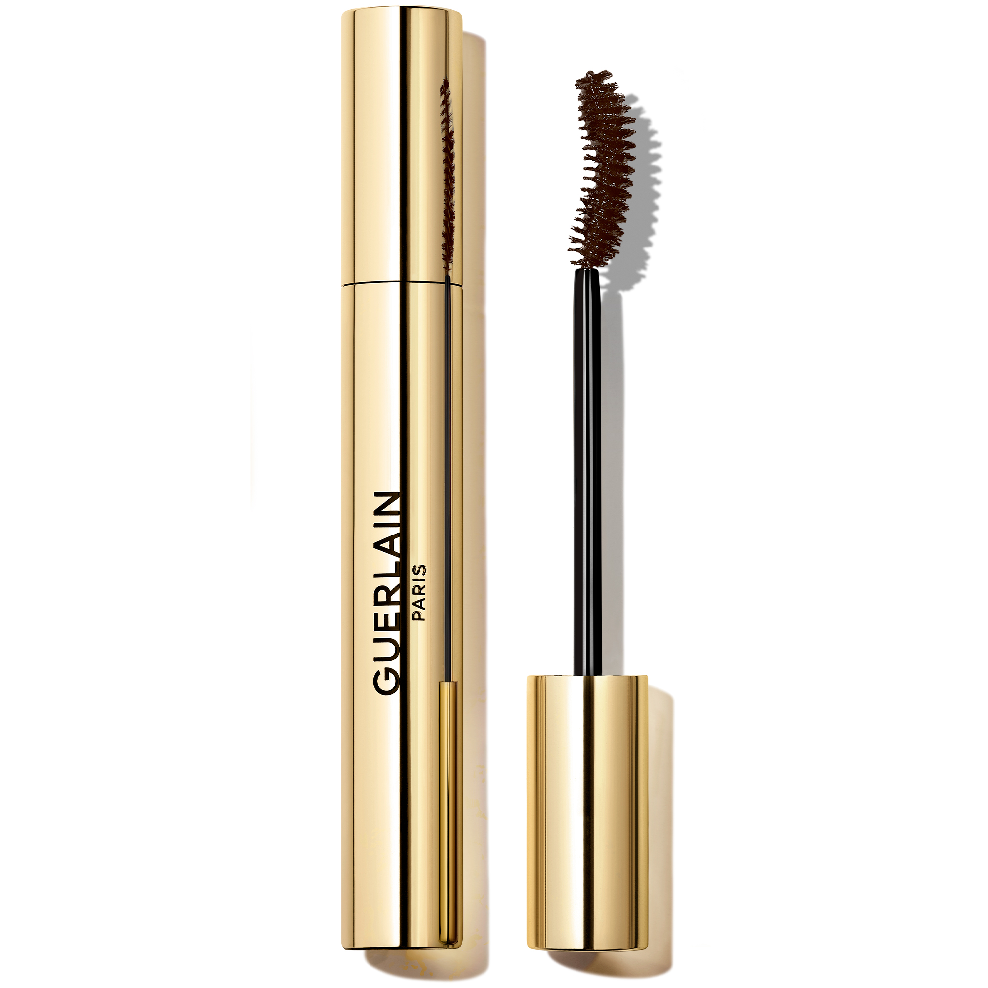 NOIR G Intensive Volumenmascara mit gebogener Bürste für 24 Stunden Halt GUERLAIN Marron