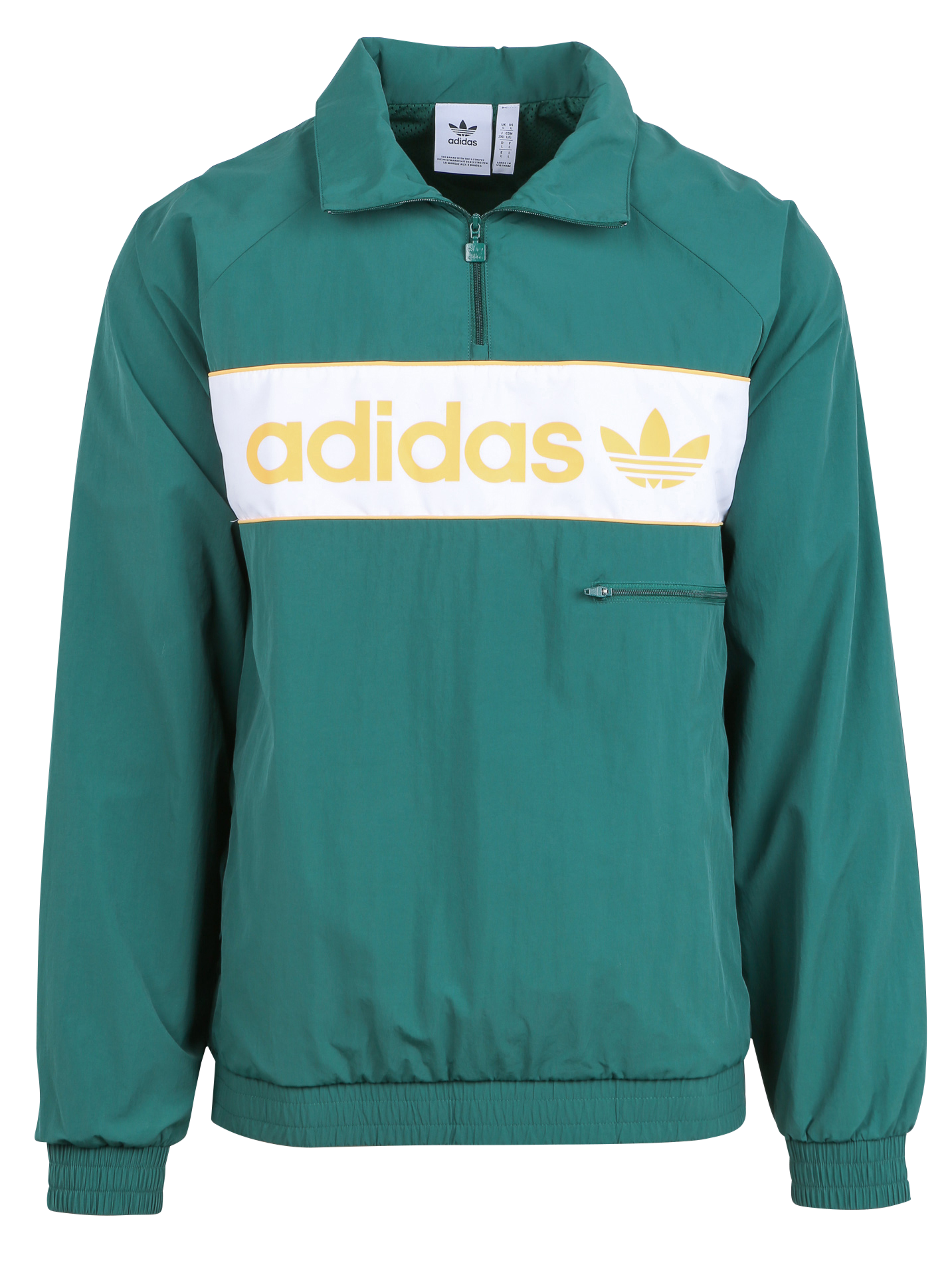 Veste ample col classique sérigraphiée  ADIDAS Vert
