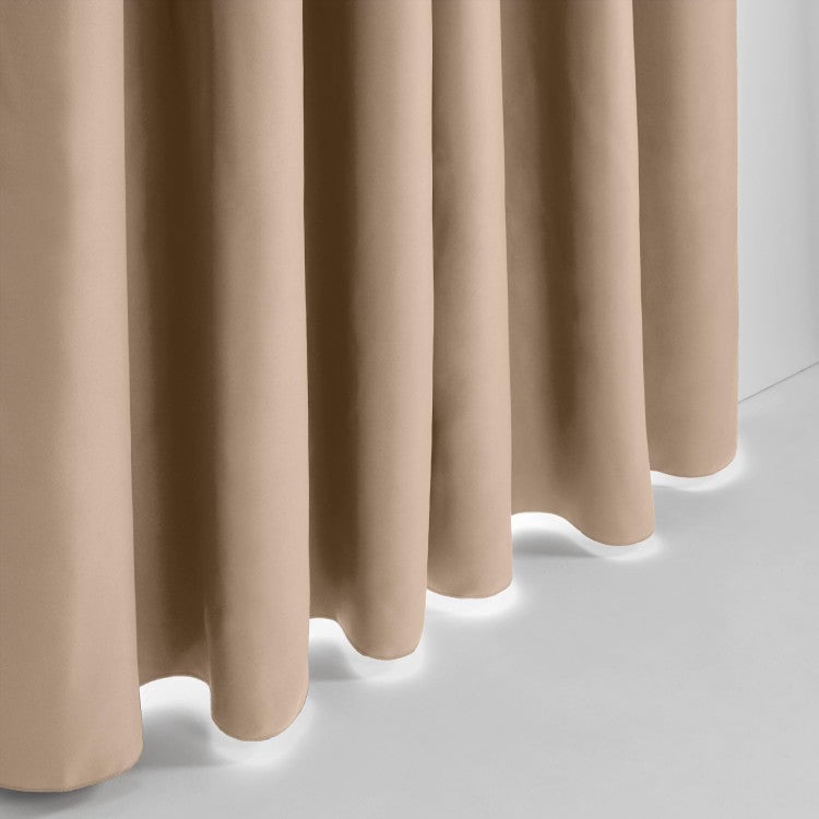 NIGHT - Blackout curtain with eyelets MADURA Beige