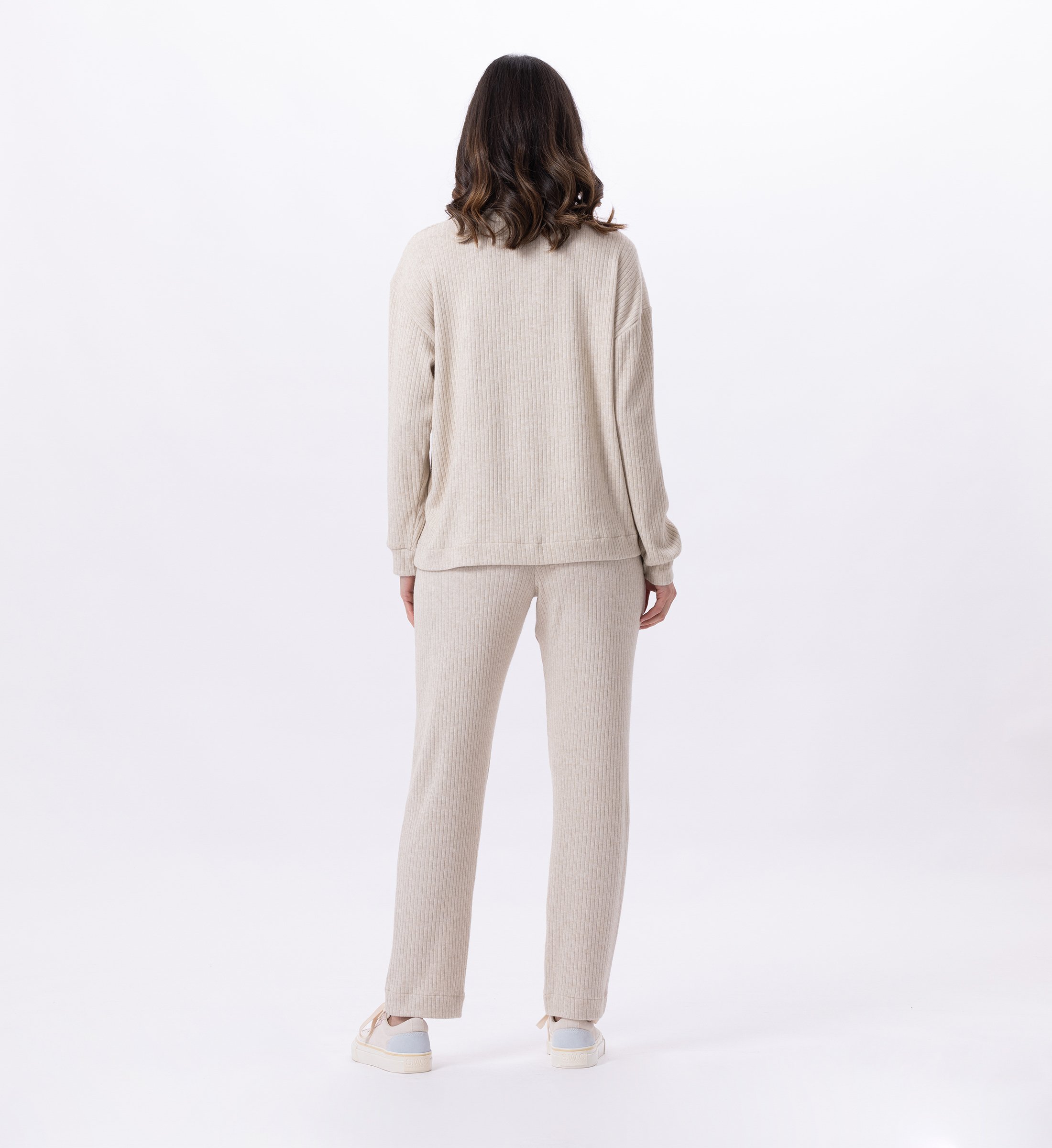 Knitted jogging pants LE CHAT Beige