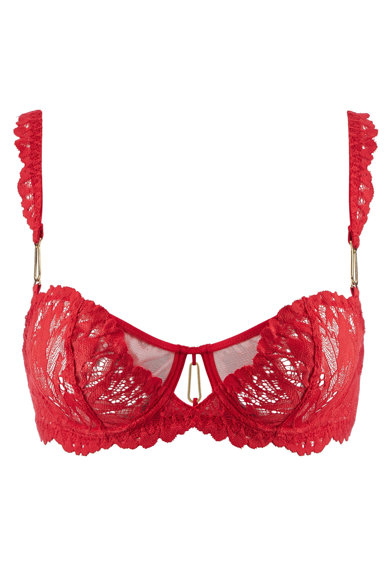 Half-cup bra AUBADE Red