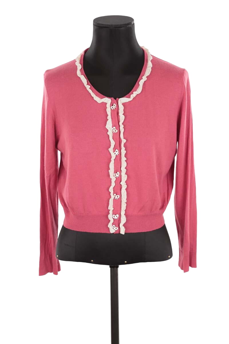 Cotton cardigan AGNES B. - Seconde Main Pink