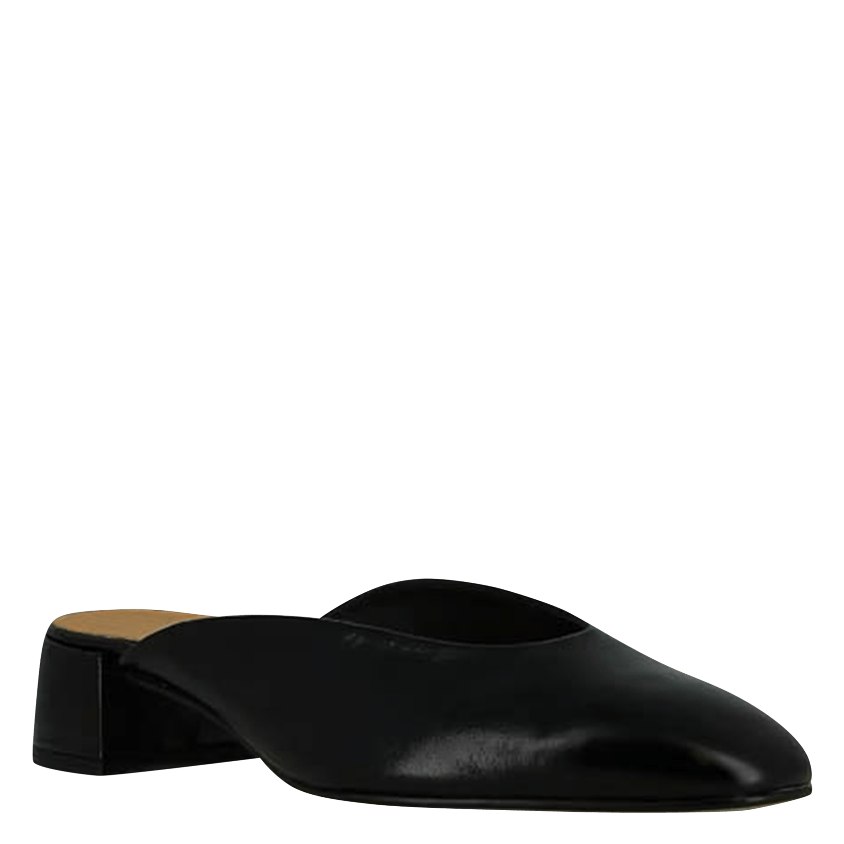 Leather mules JONAK Black