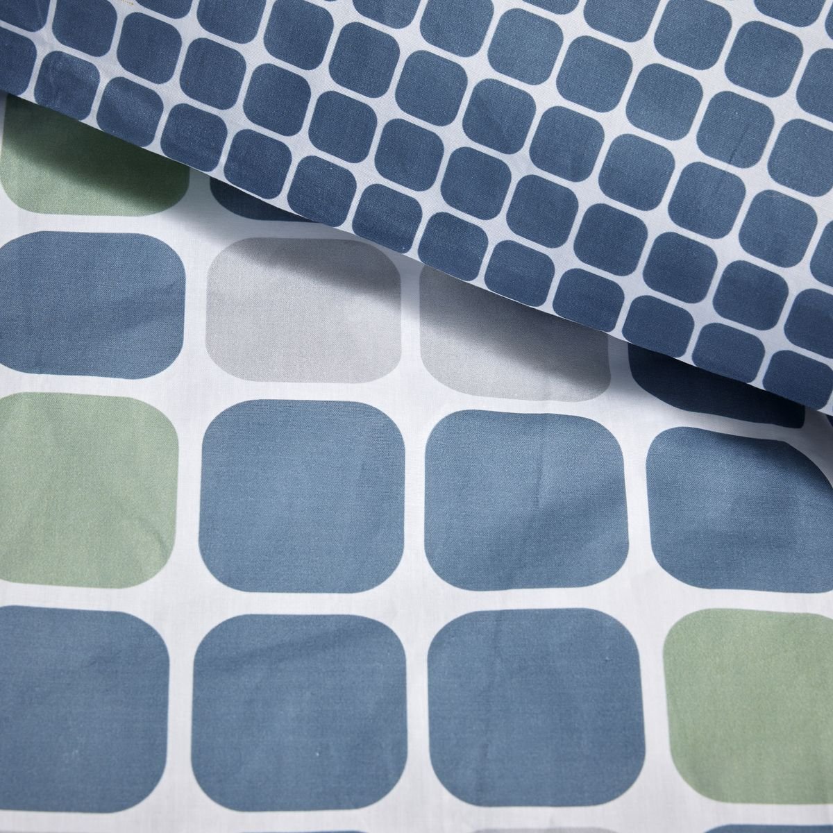 Printed cotton bed set TODAY LINGE DE MAISON Blue