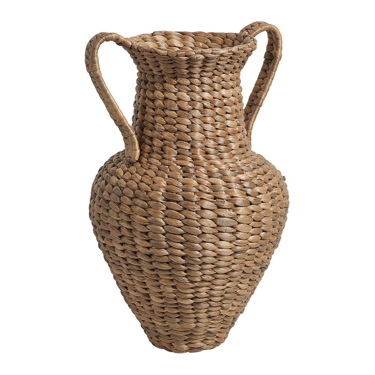 Decorative amphora vase with wicker oasis BLANC D'IVOIRE No Color