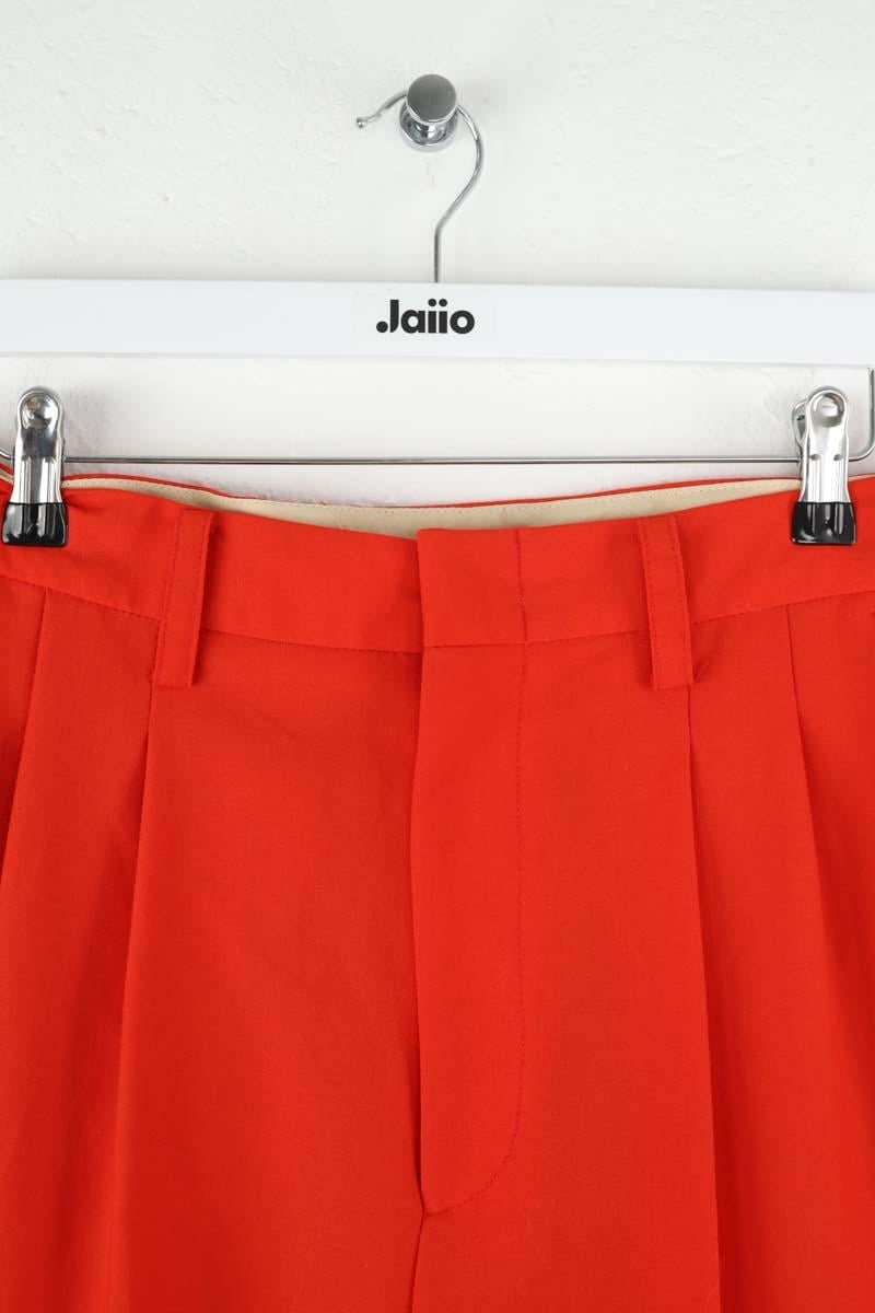 Bandol straight woollen trousers LAURENCE BRAS - Seconde Main Red