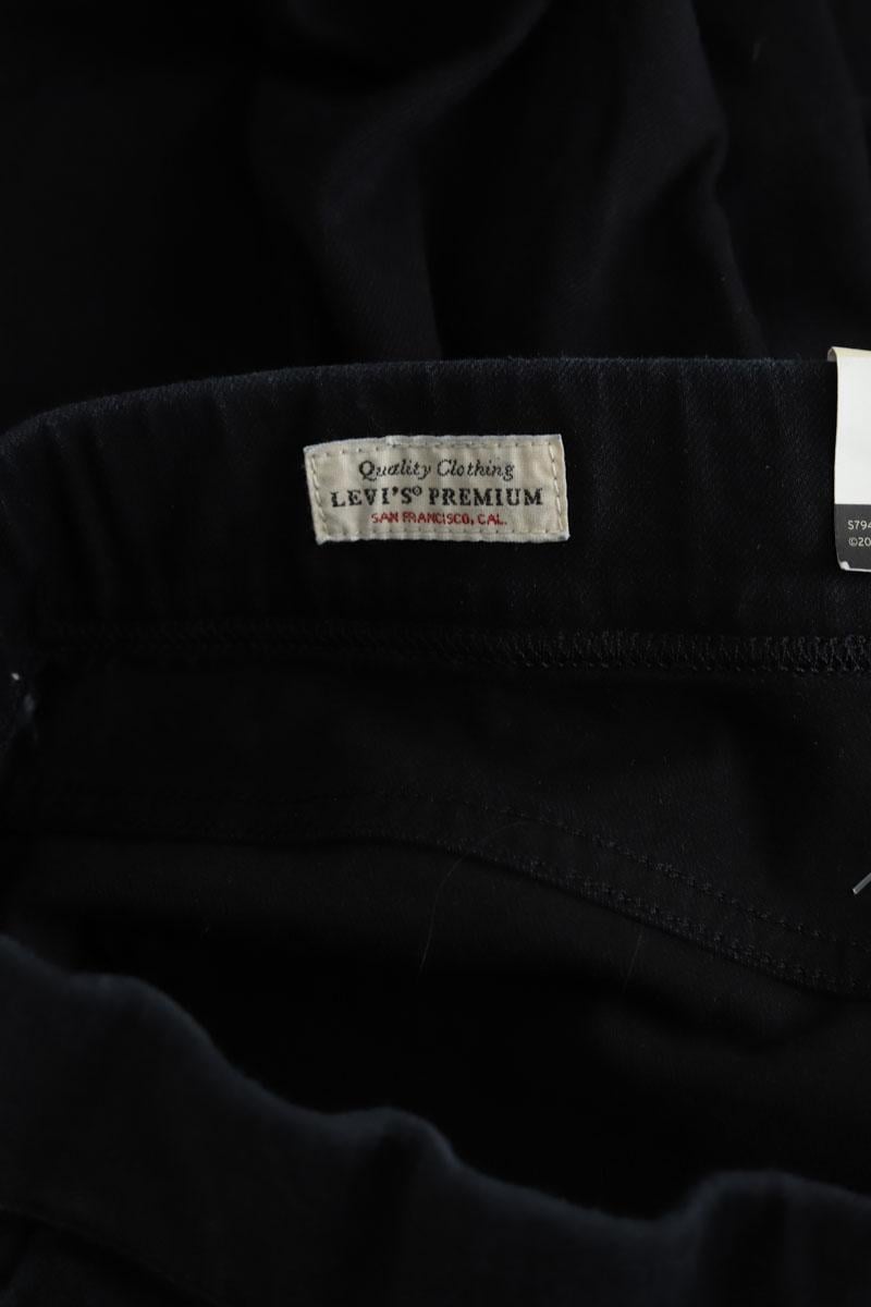 Cotton straight jeans Black