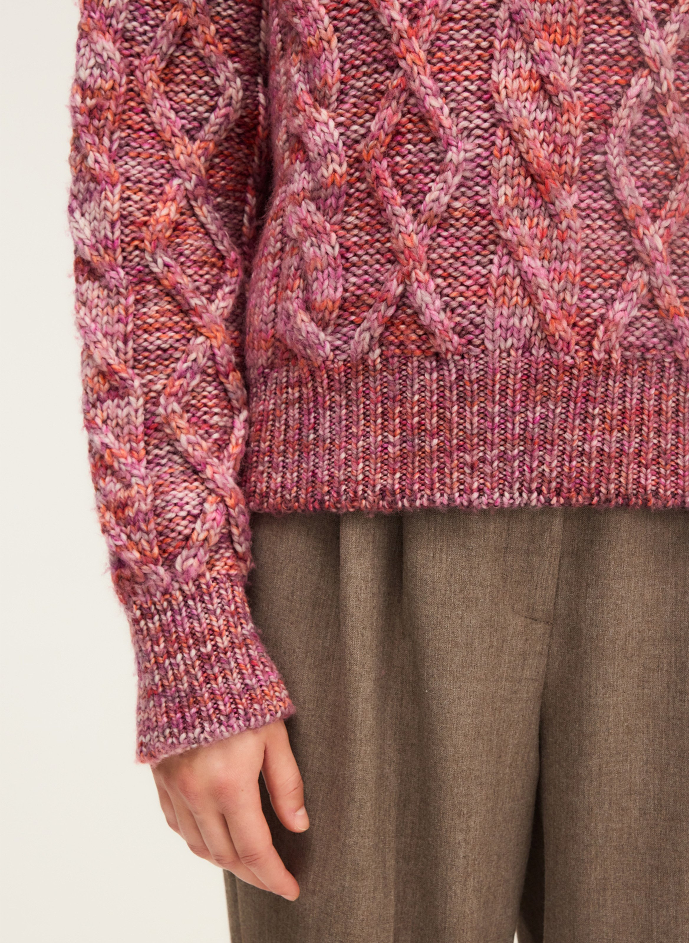 High-neck sweater PABLO Red