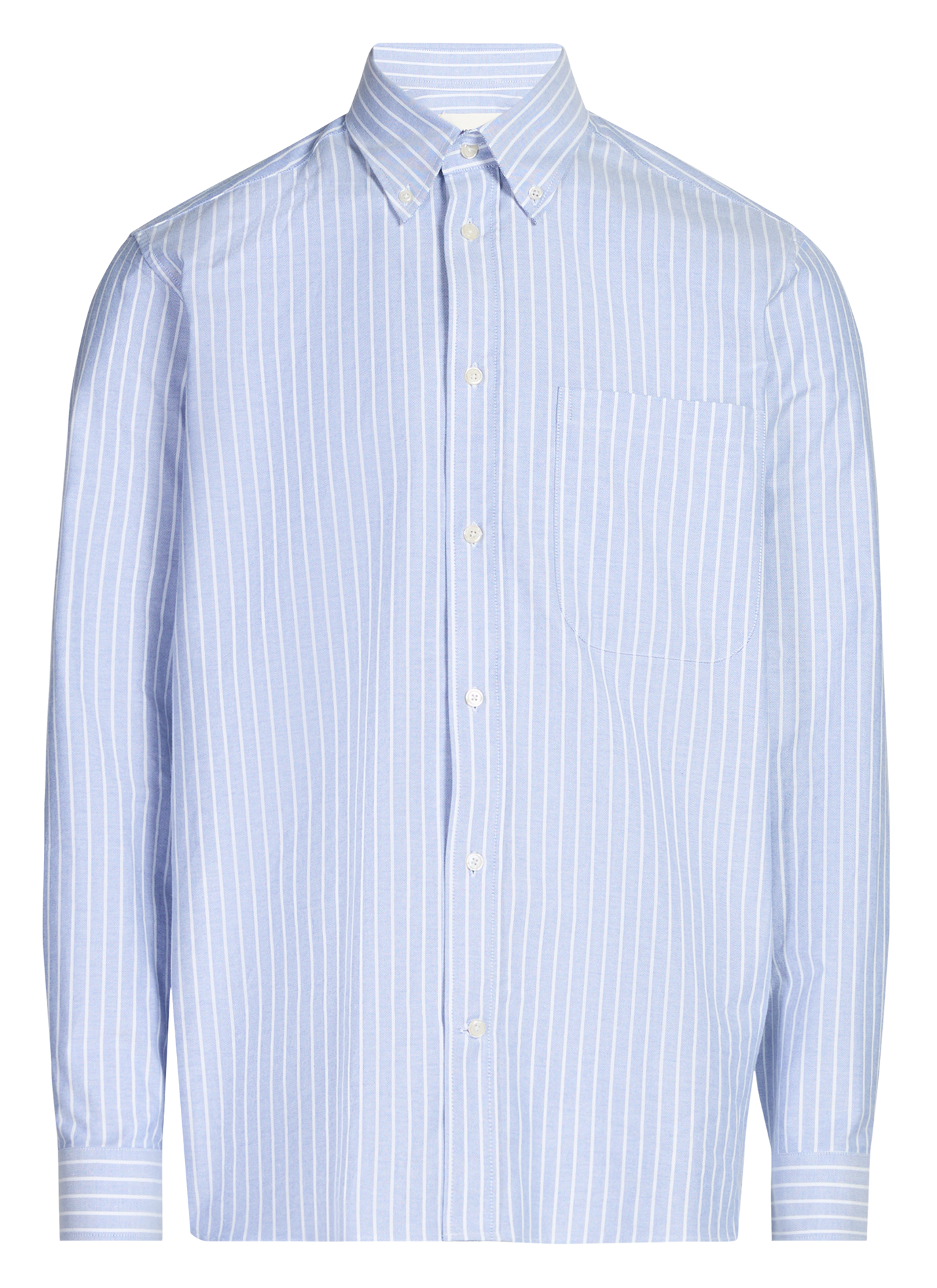 Cotton shirt with classic collar SAISON 1865 Blue