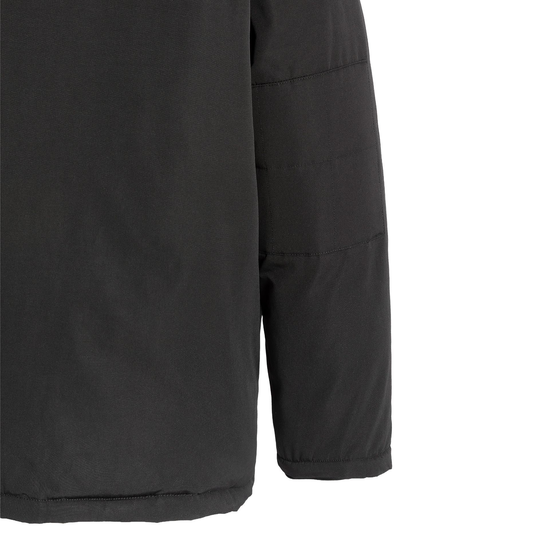 Straight hooded parka in blended cotton SCHOTT Black