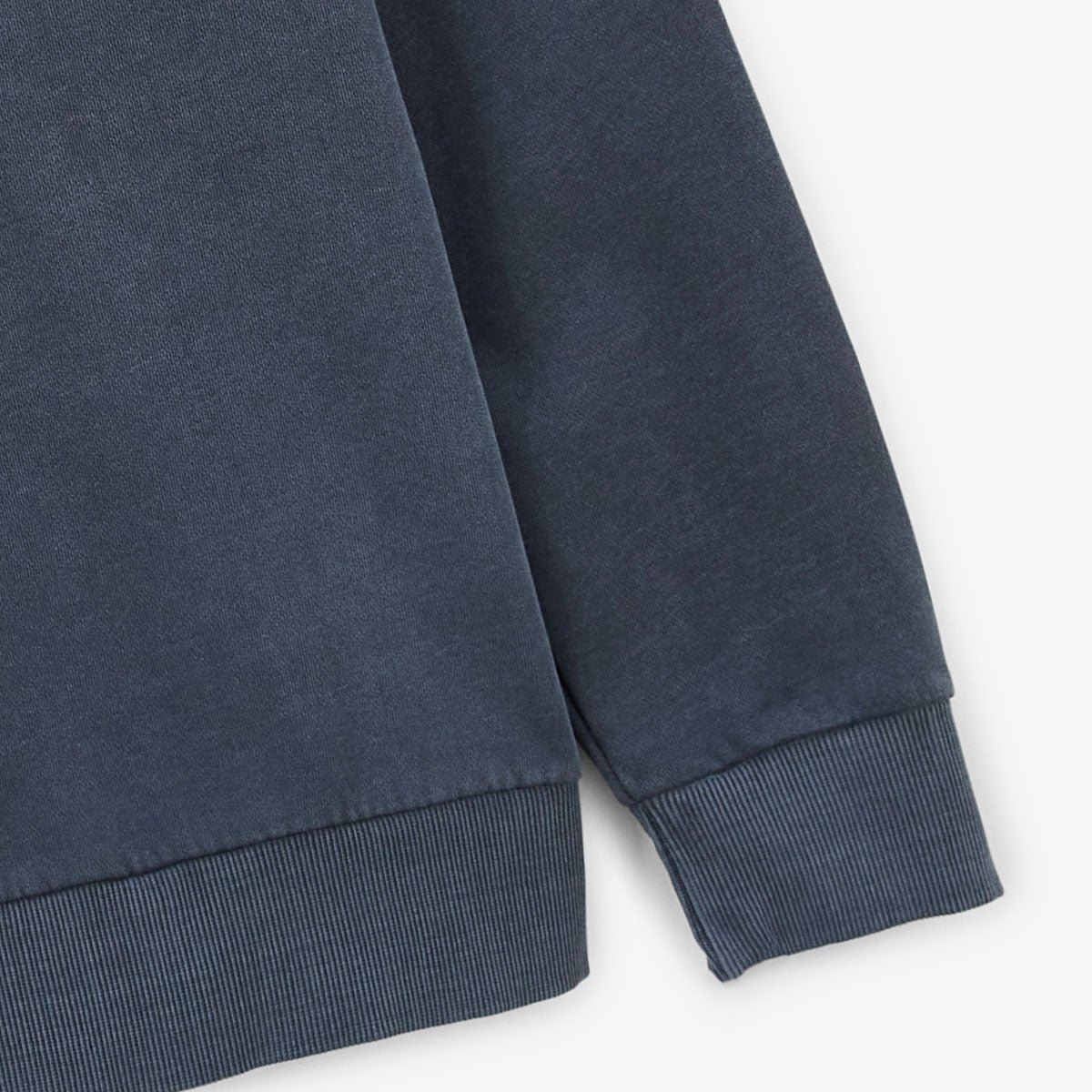 Hooded cotton sweatshirt with zip  SERGE BLANCO Blue