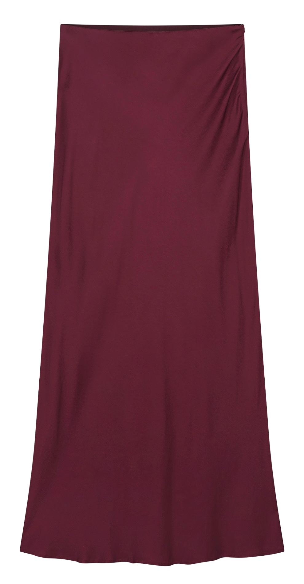 Jupe midi satinée FABIENNE CHAPOT Rouge