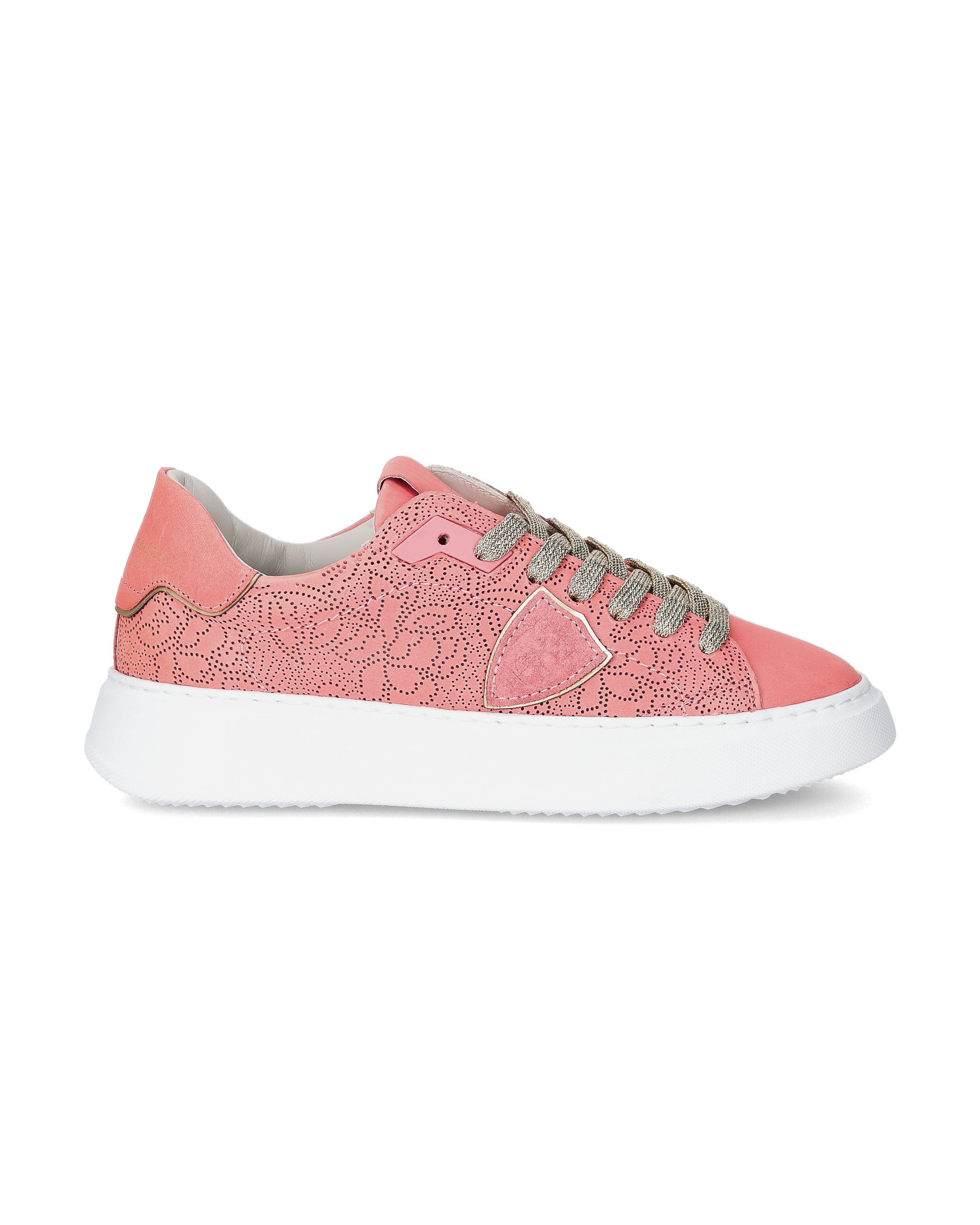 Tennis Temple Sneakers. PHILIPPE MODEL Red