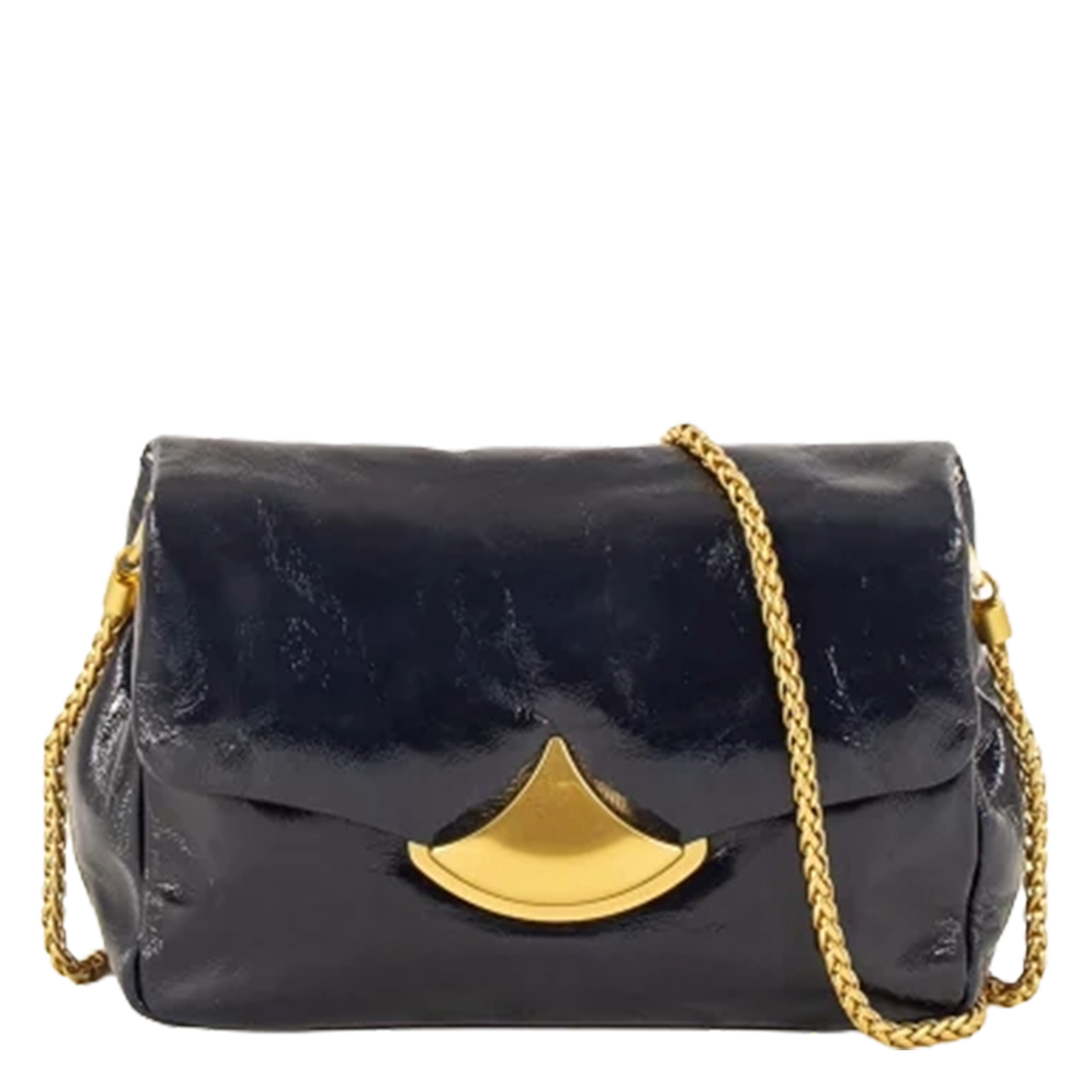 Patent leather shoulder bag SESSUN