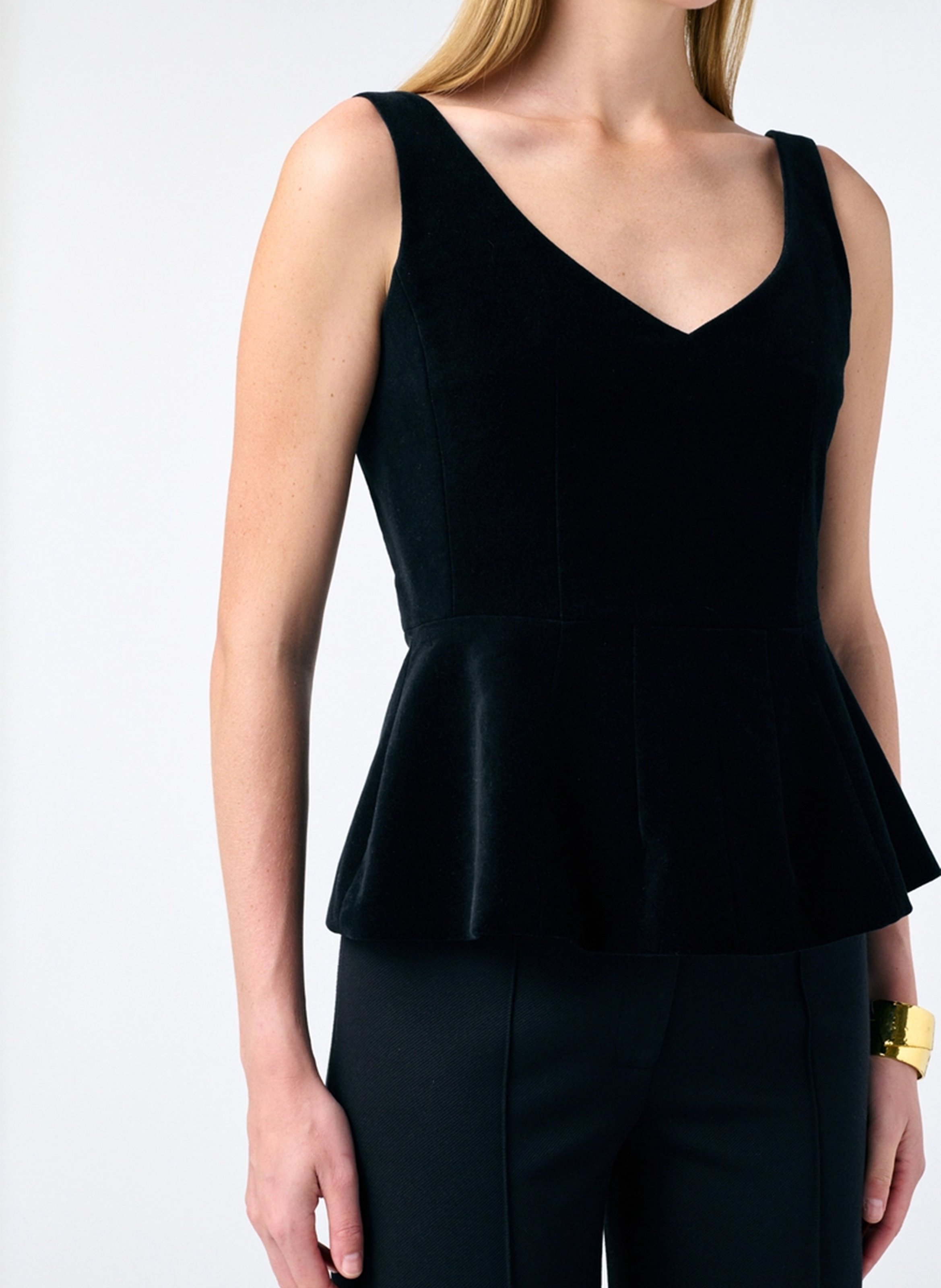 Round-neck cotton-blend cardigan VANESSA BRUNO Black