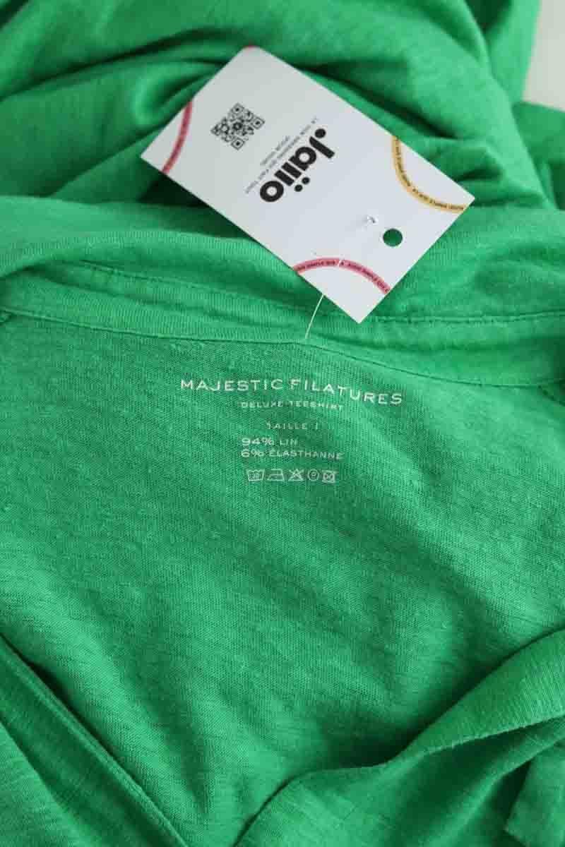 Dress MAJESTIC FILATURES - SECONDE MAIN Green