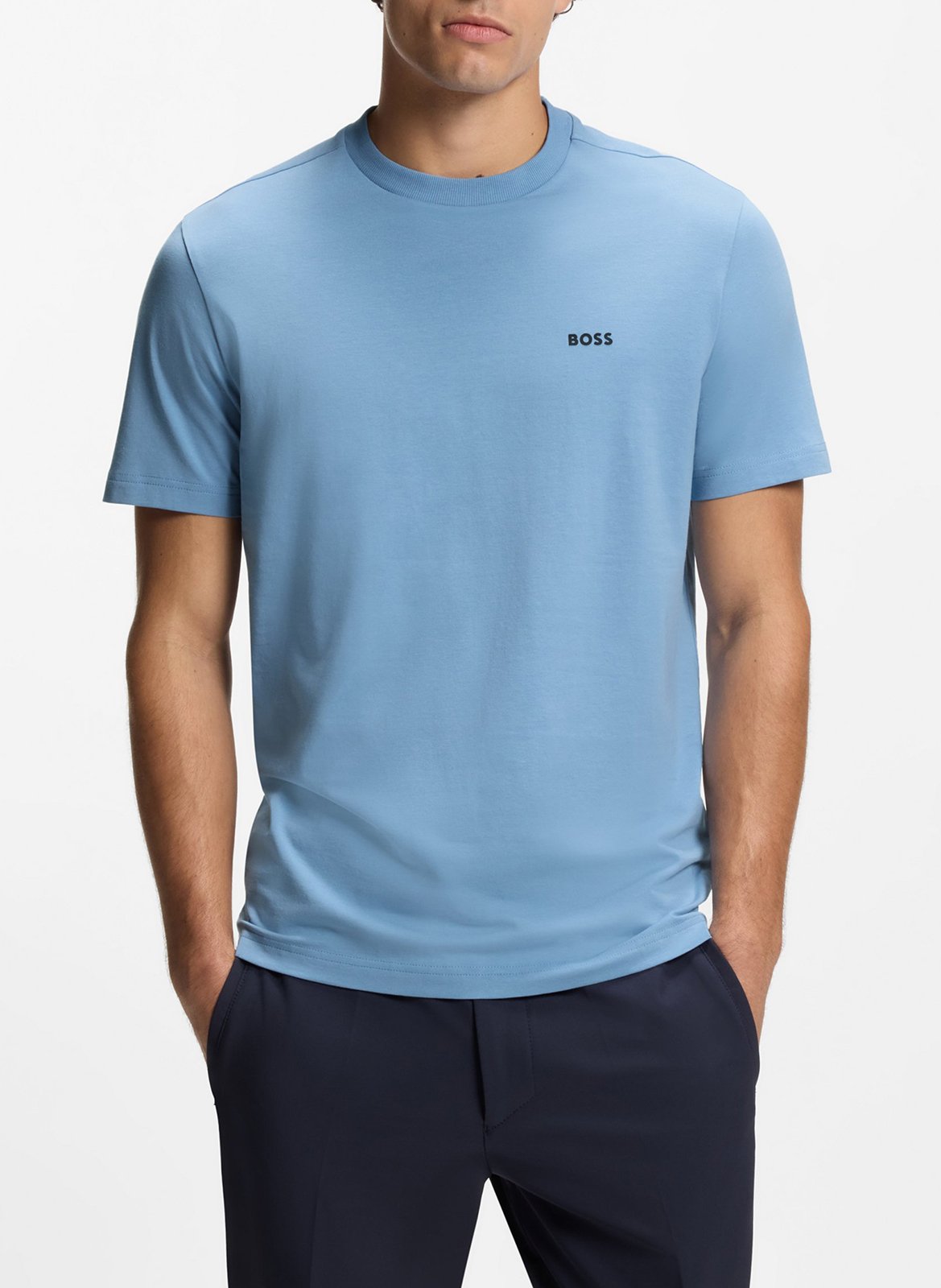 Basic cotton-mix T-shirt BOSS