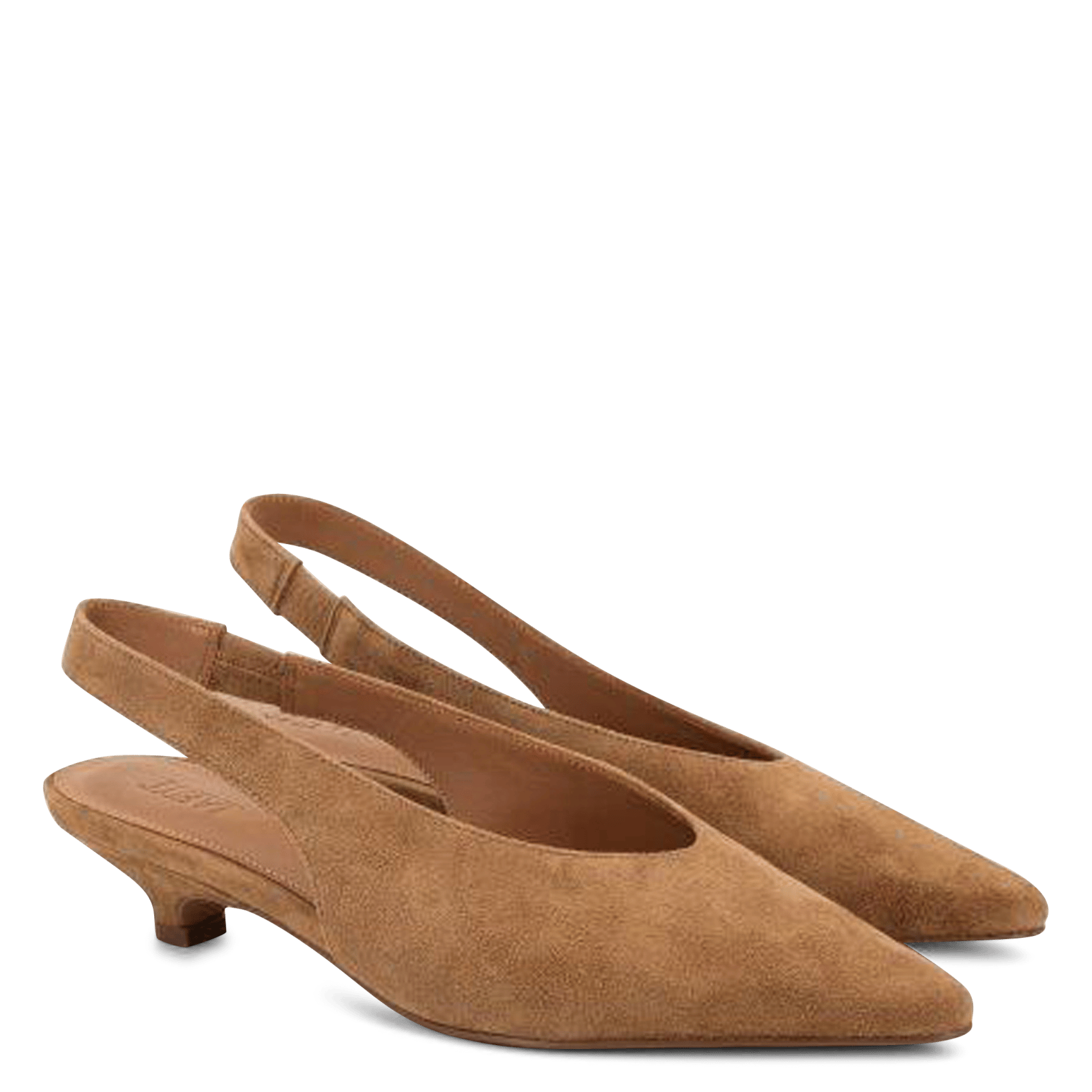 Pumps aus Veloursleder TORAL Braun
