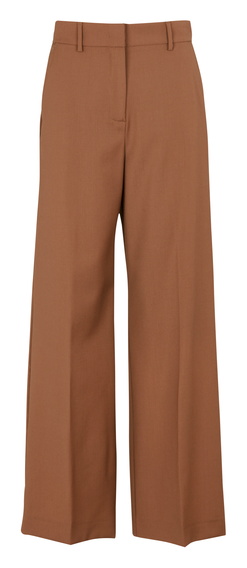 Pantalon large en laine MAX MARA WEEK END Marron