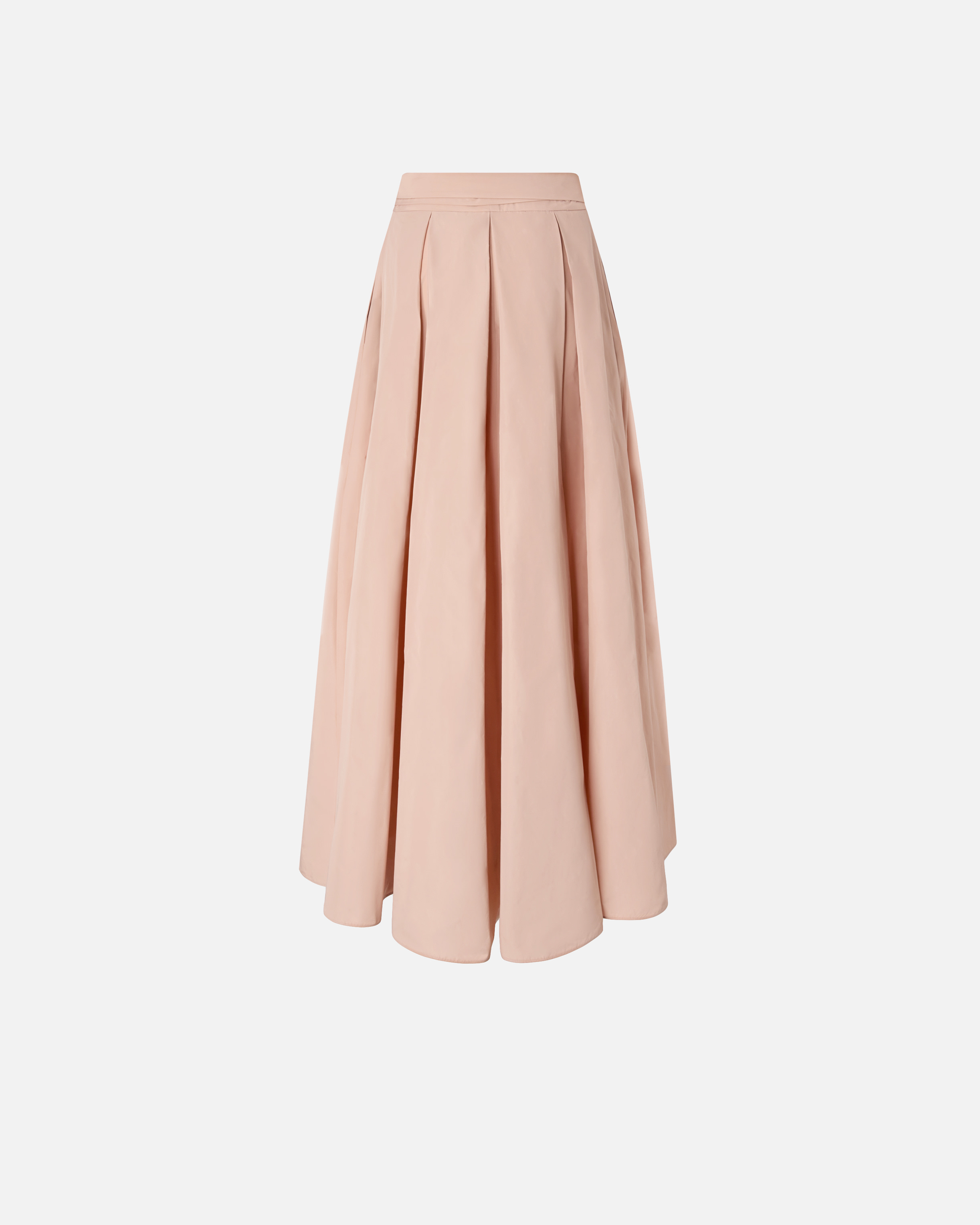 Long wrap skirt with bow Pink
