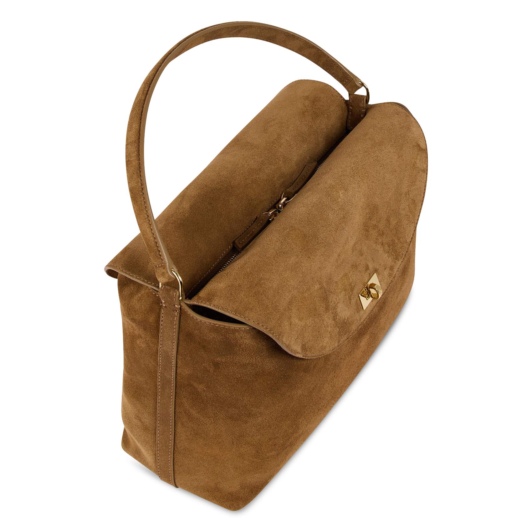 Suède handtas SANDRO Beige