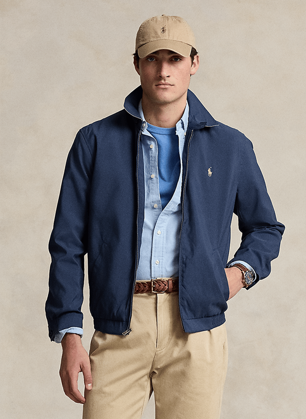 Blouson droit col classique POLO RALPH LAUREN