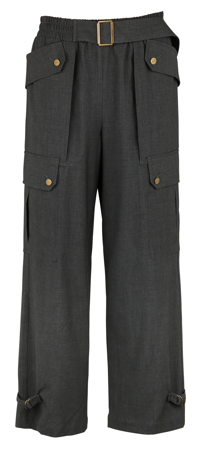 High-waisted wide-leg pants LIU JO Grey
